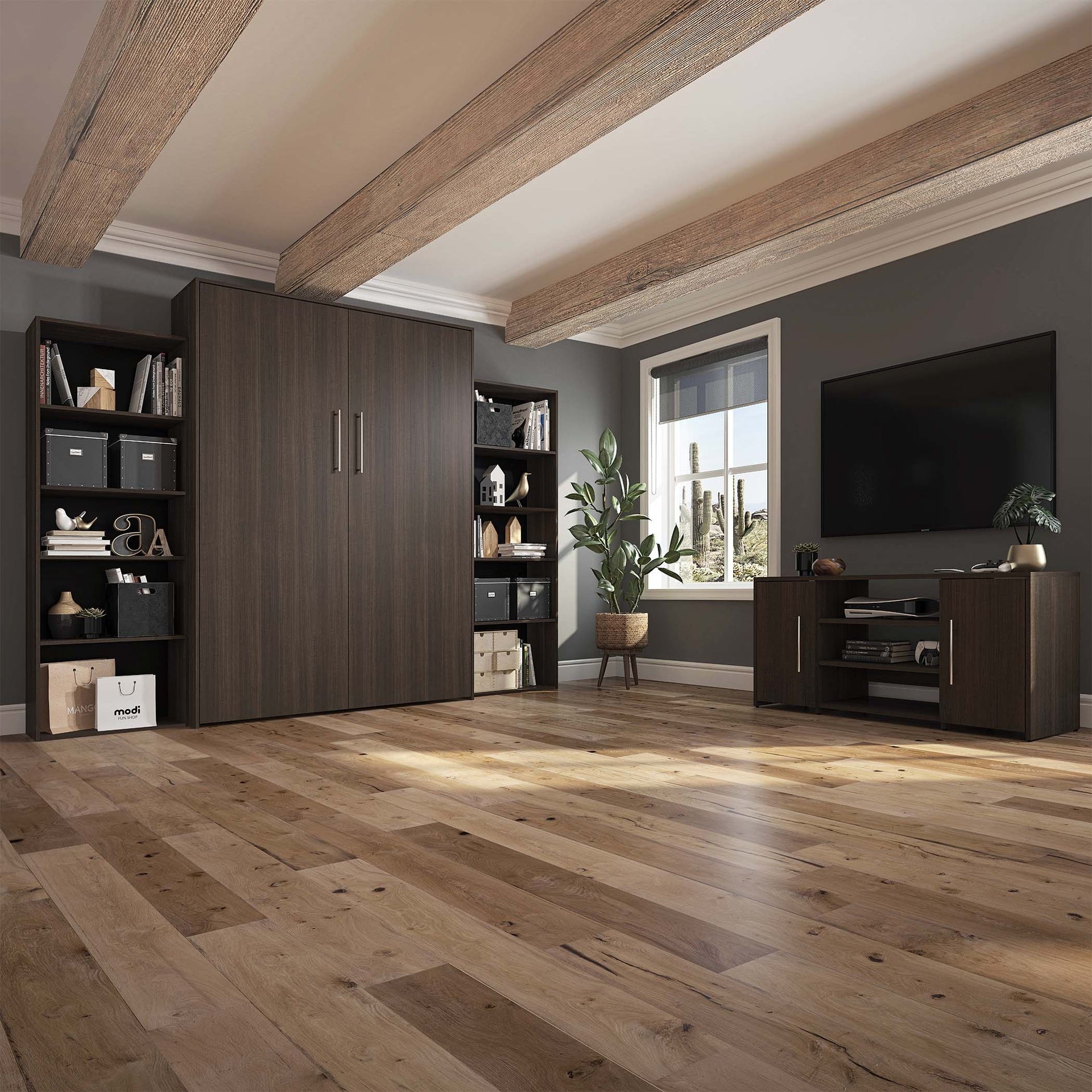 James - Full Murphy Bed - Tuxedo