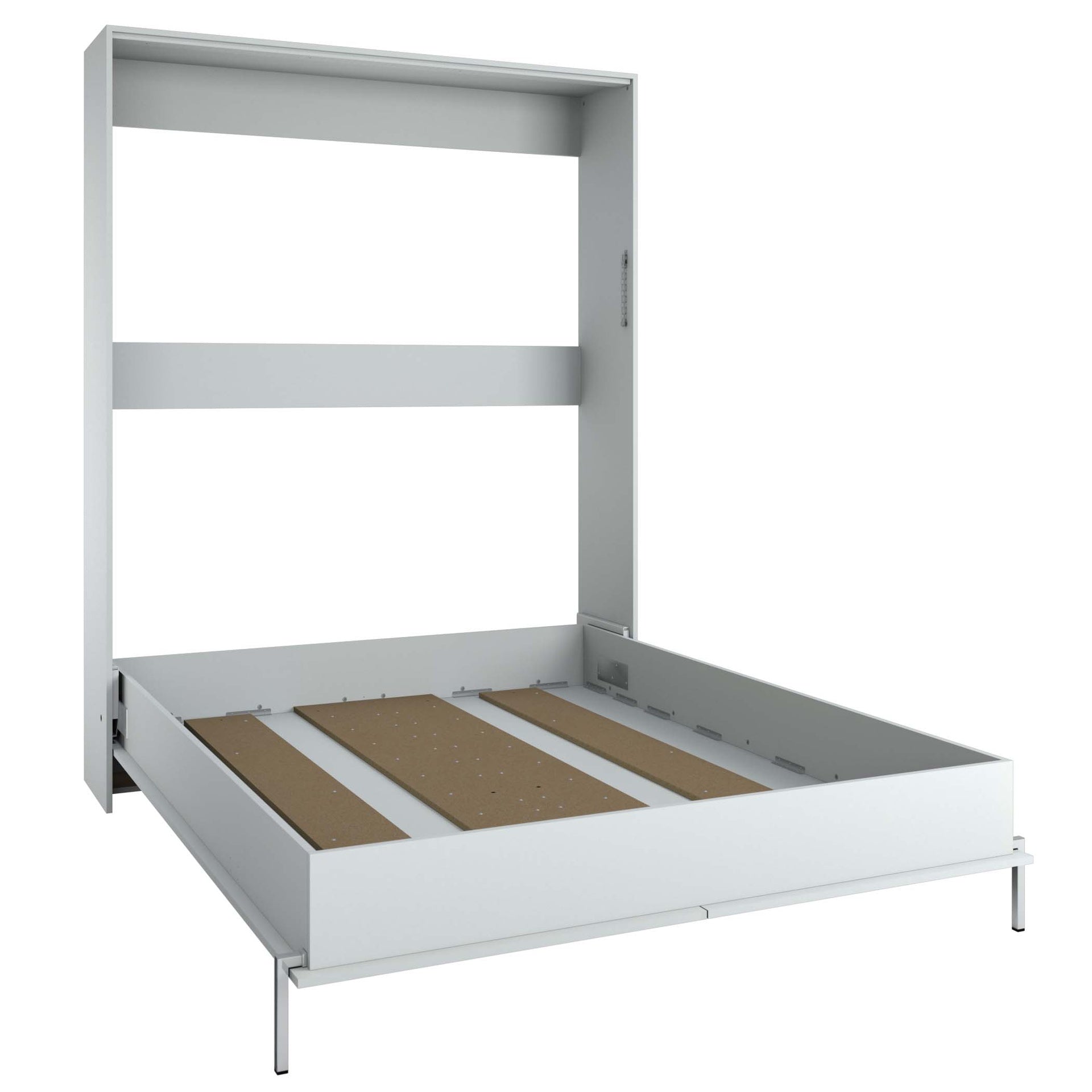 James - Full Murphy Bed - White