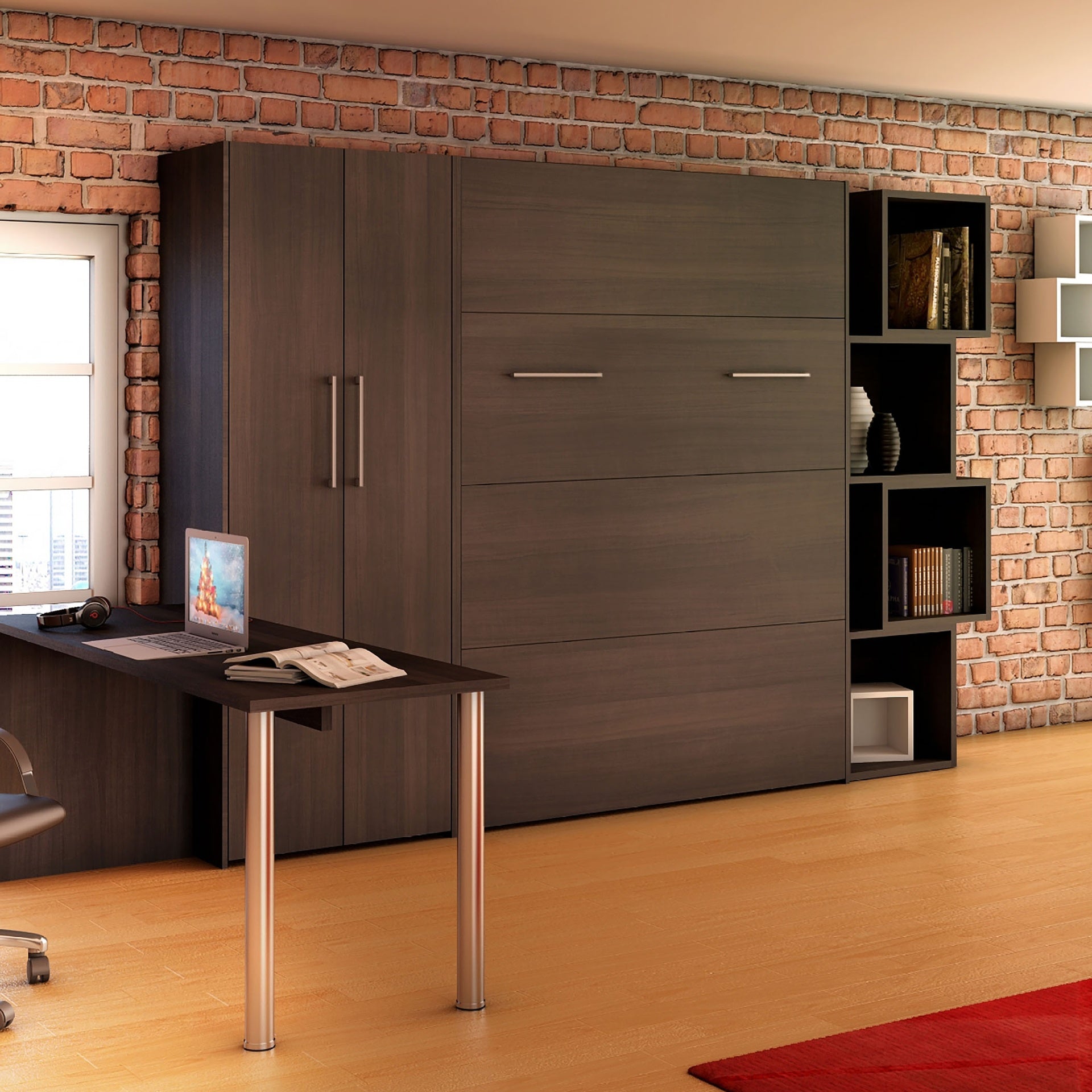 Taylor - Full Murphy Bed - Tuxedo