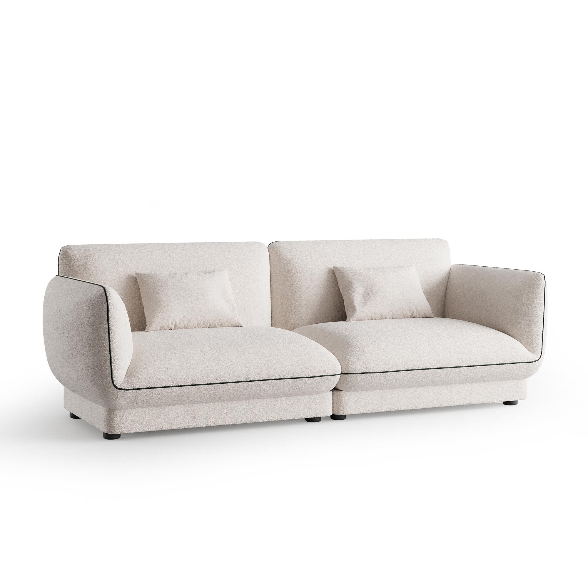 Loretta - Sofa - Beige Fabric
