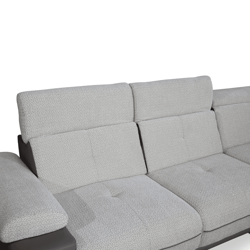 Lucia - Sectional Sofa - Grey Fabric