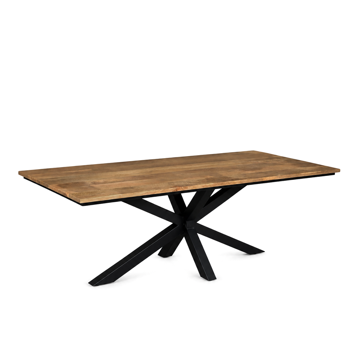 Cassia - Table à Manger - Bois massif Noyer