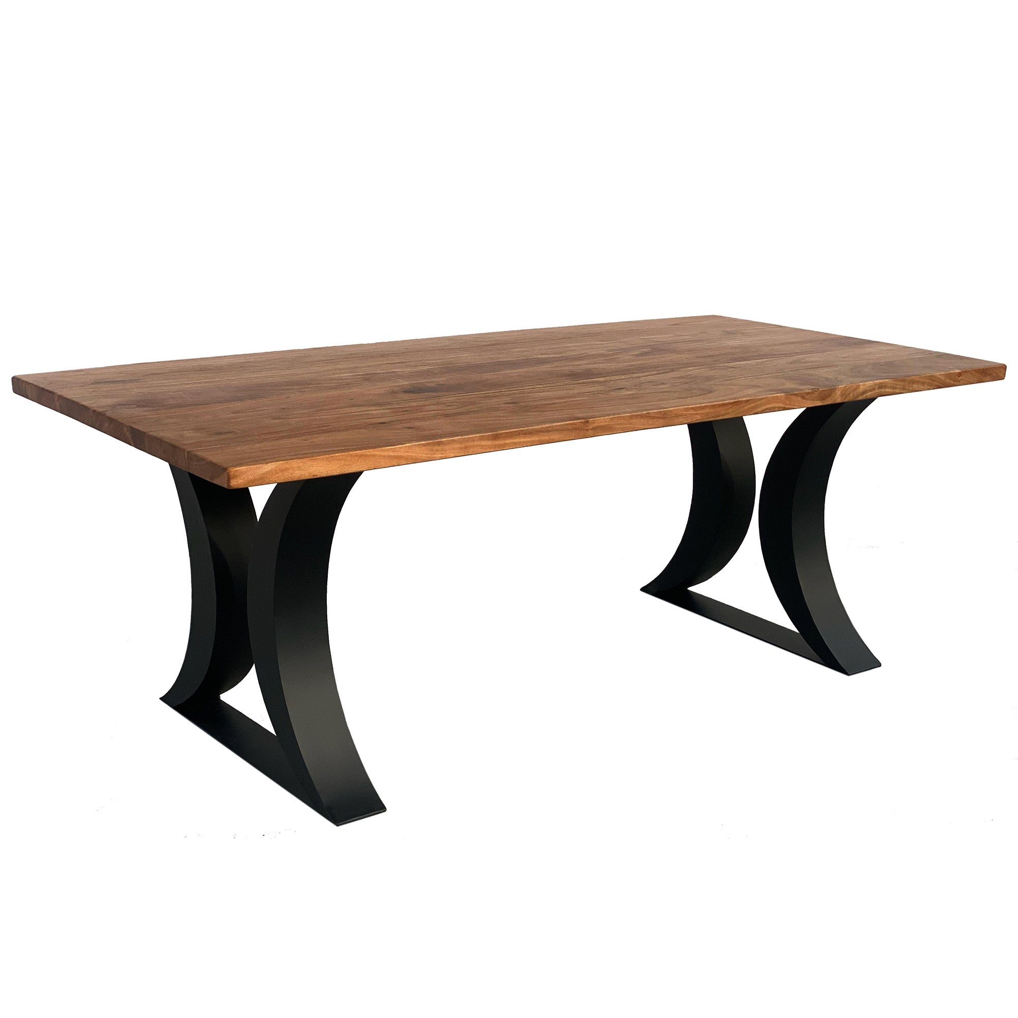 Solea/Livia - Dining Room Set - Solid wood and black