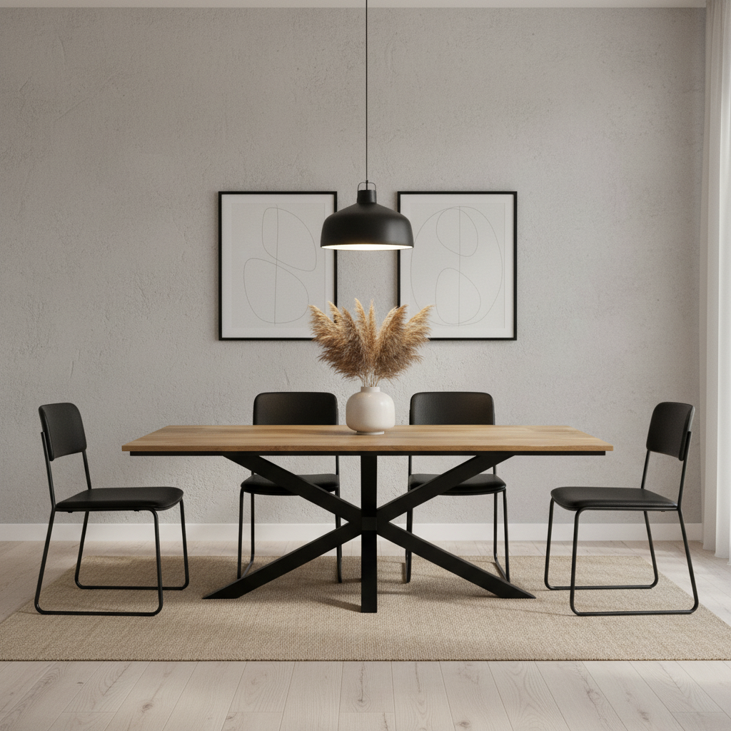 Cassia - Dining Table - Solid Walnut Wood