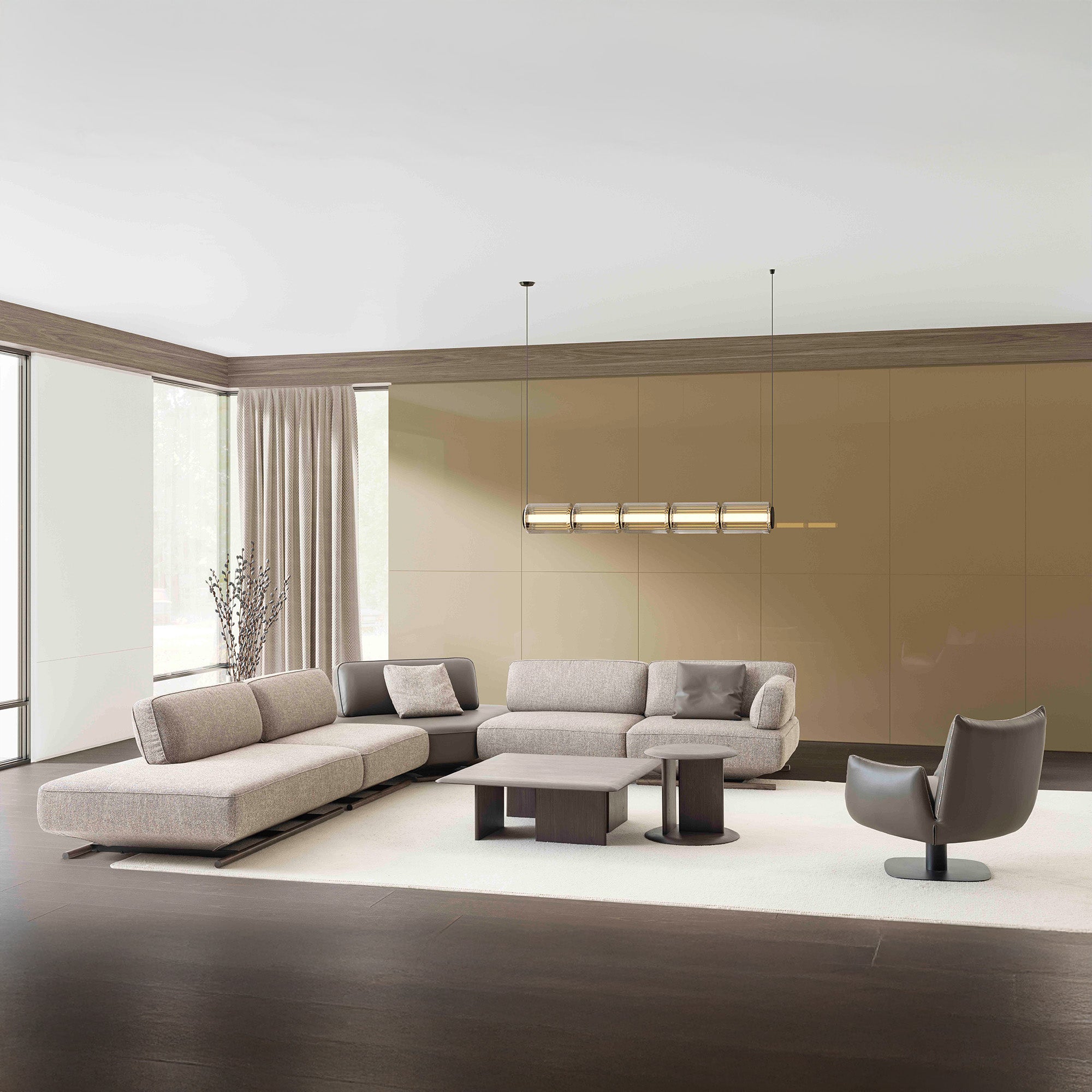Mila - Modular Sectional - Brown