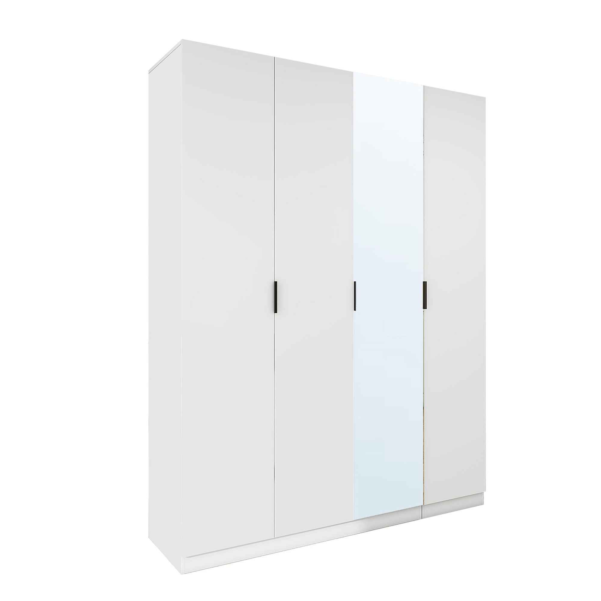 Clas - Modular Wardrobe - 4 Doors - Glossy White
