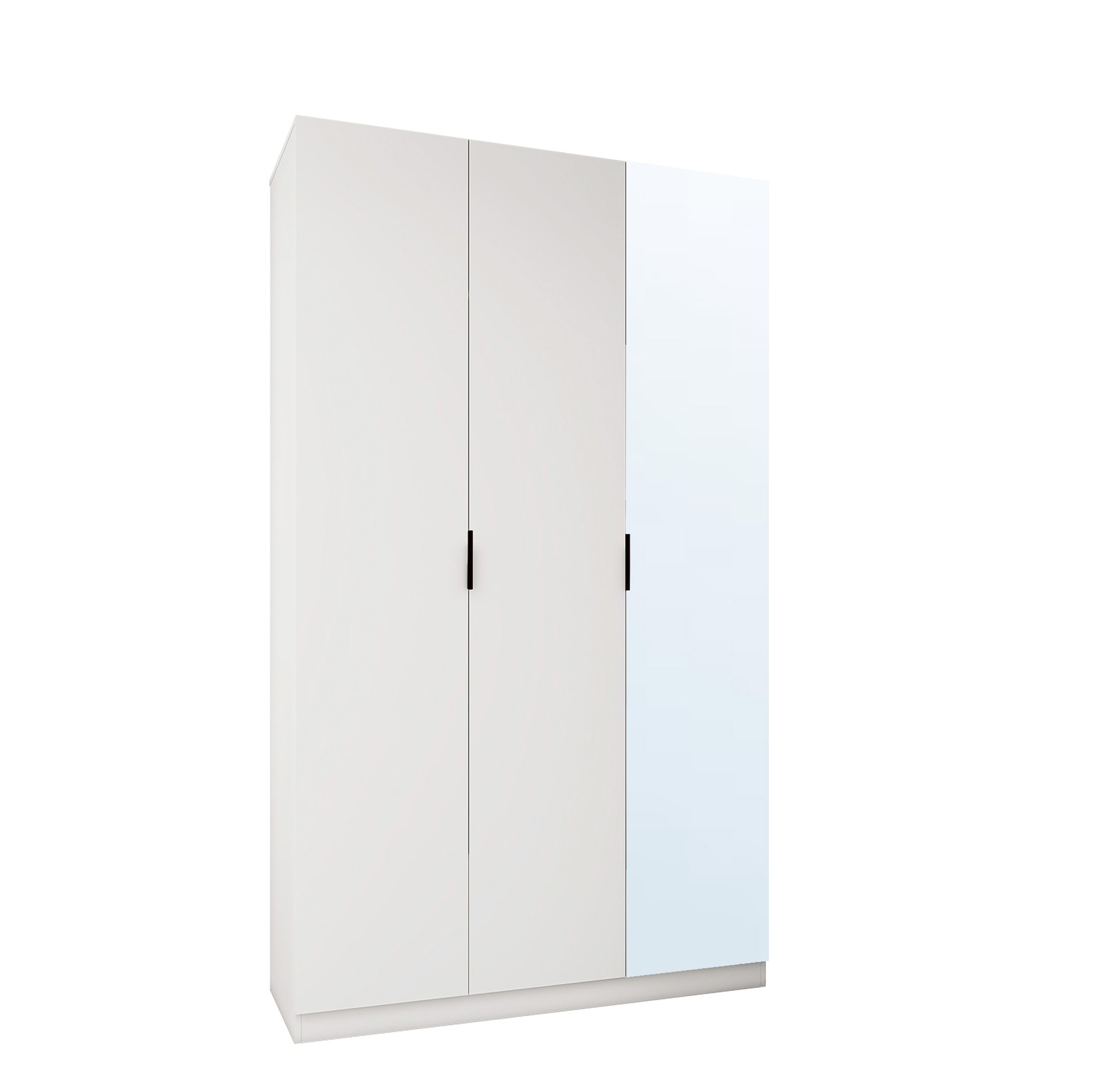 Clas - Modular Wardrobe - 3 Doors - Glossy White