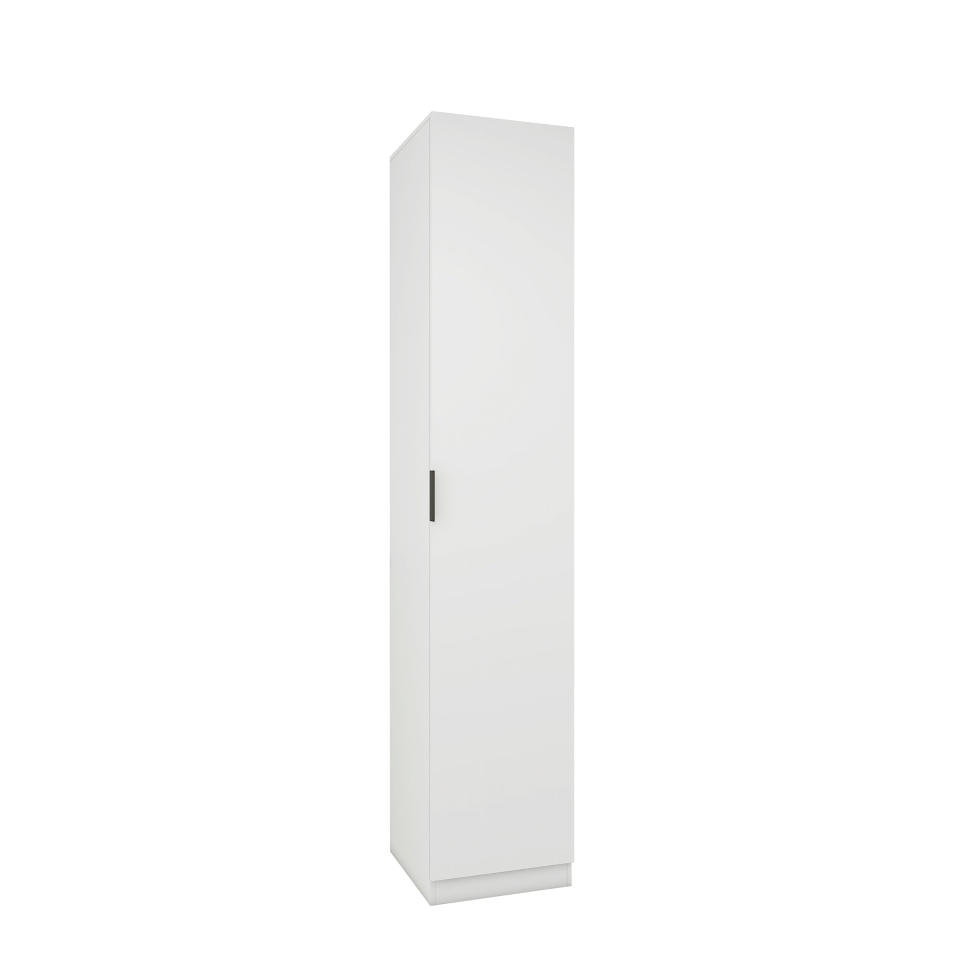 Clas - Modular Wardrobe - 1 Door - Glossy White