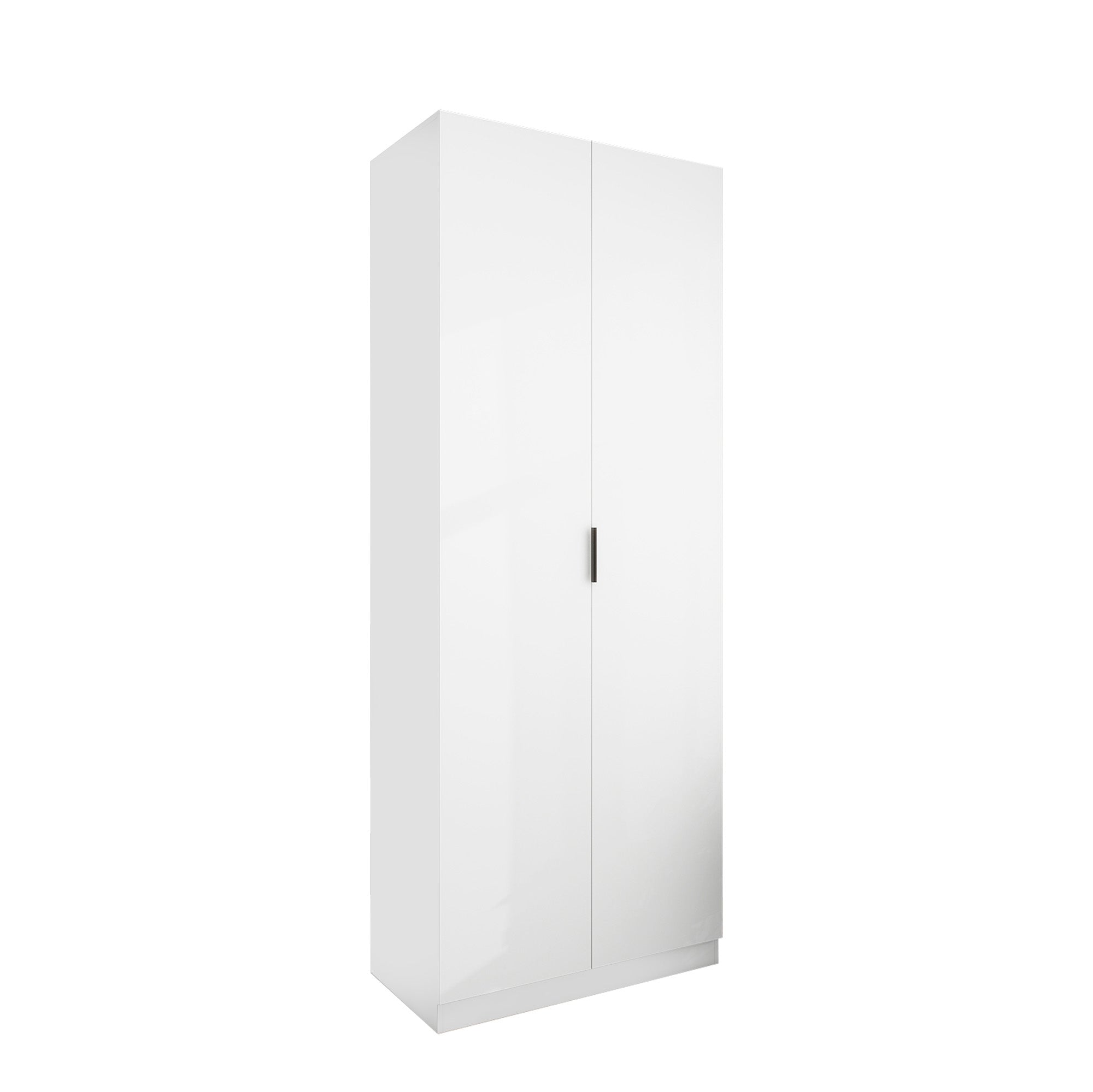 Clas - Modular Wardrobe - 2 Doors - Glossy White