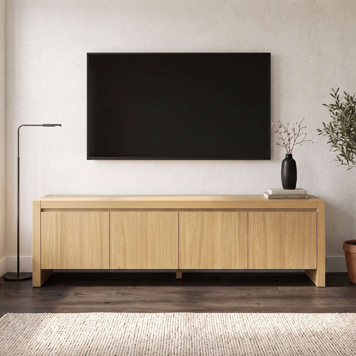Macy - Meuble de TV - Chêne naturel