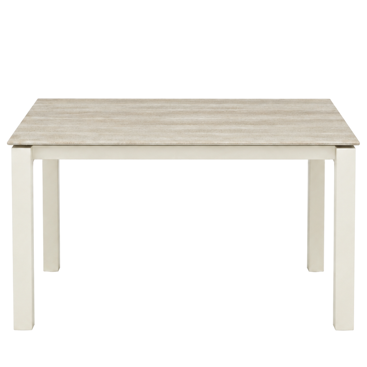 Mikhai - Table à Manger extensible - Travertin