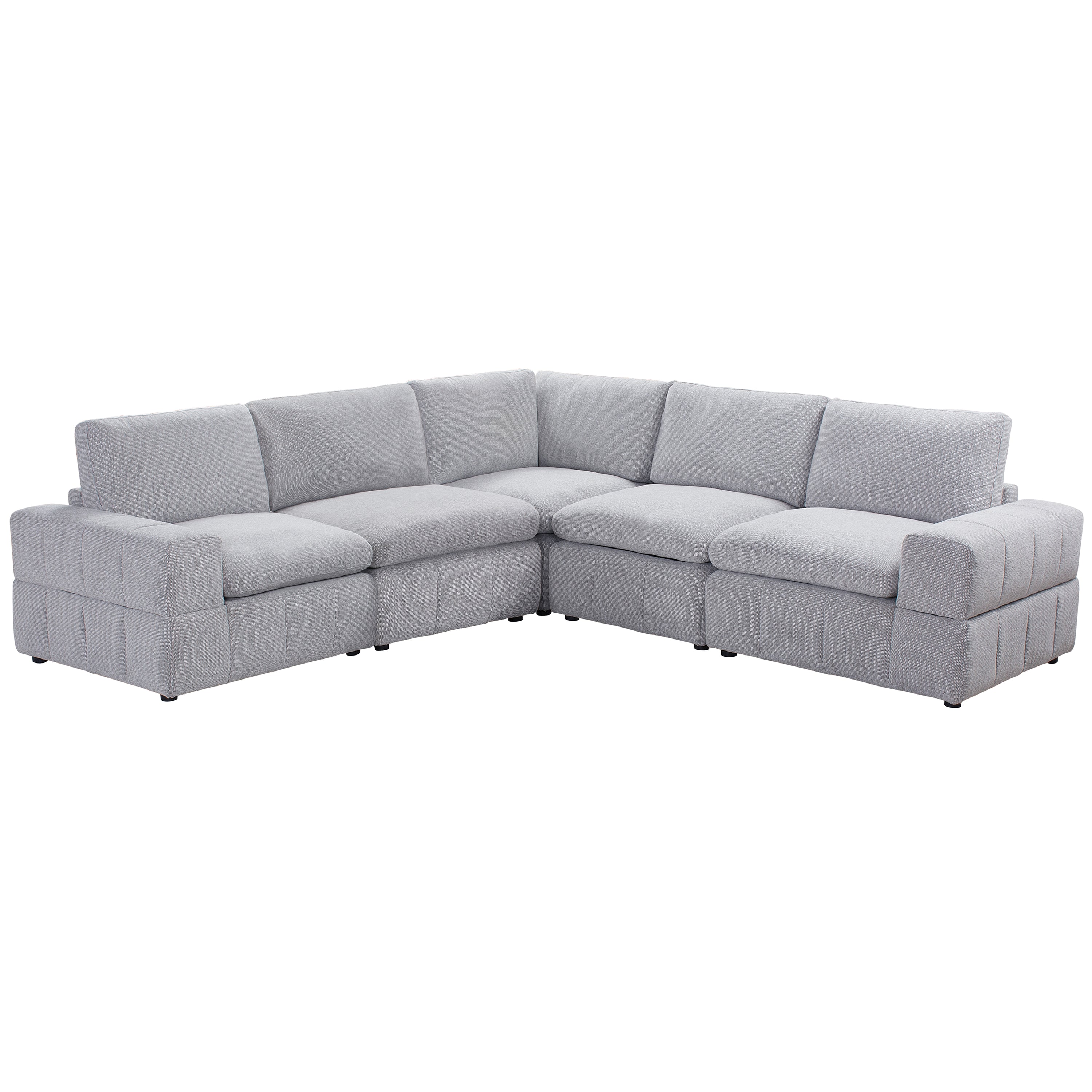 Amaro - Modular Sectional Sofa - Light Grey
