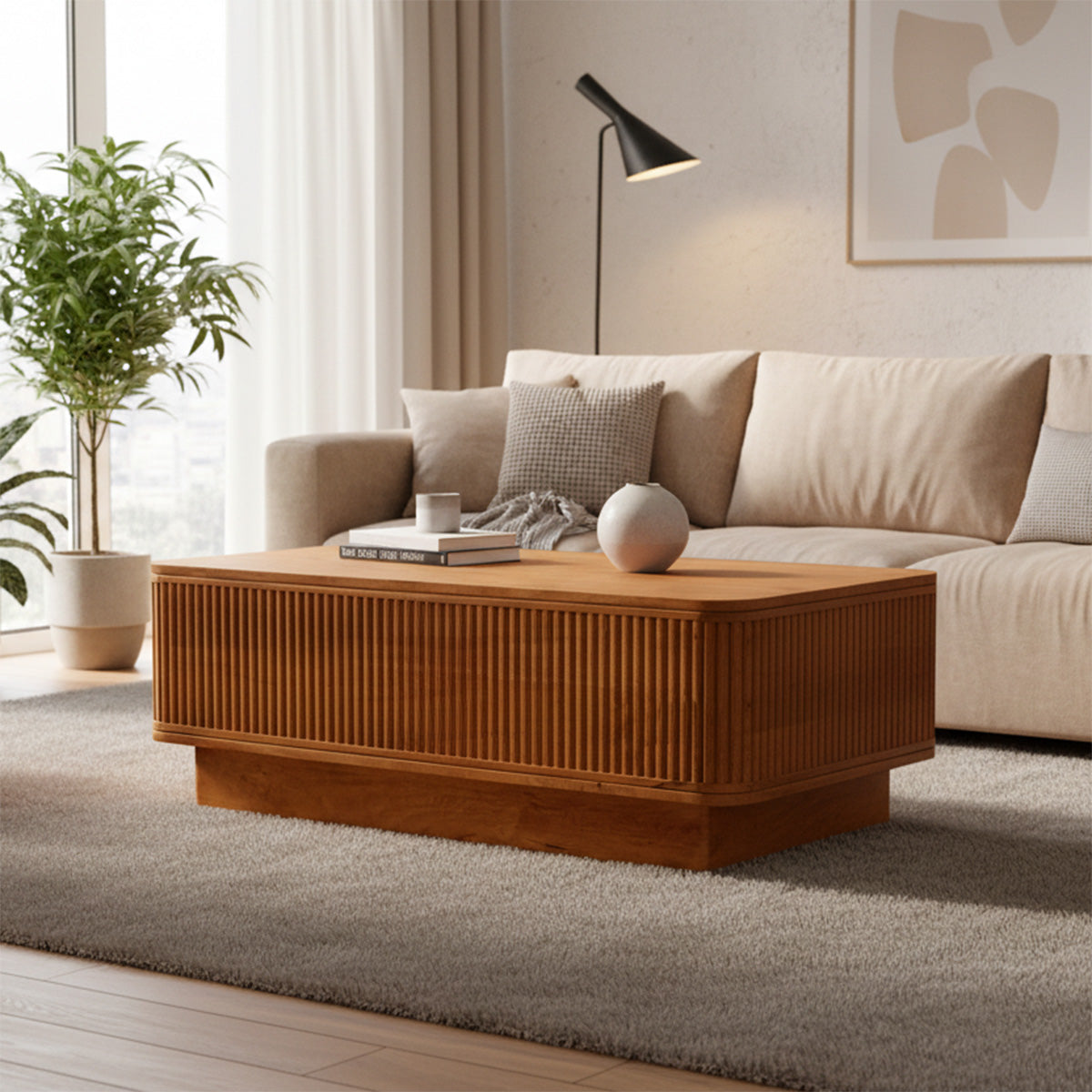 Oria - Table Basse - Bois Massif