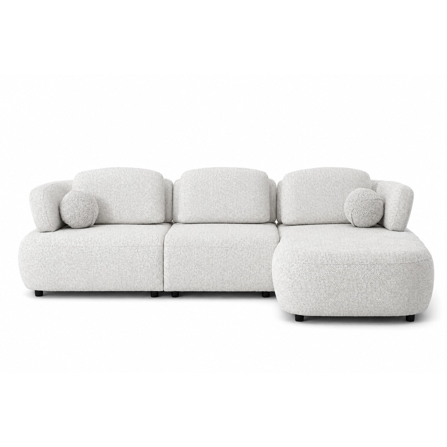 Prado - Sofa Sectionnel - Tissu Beige