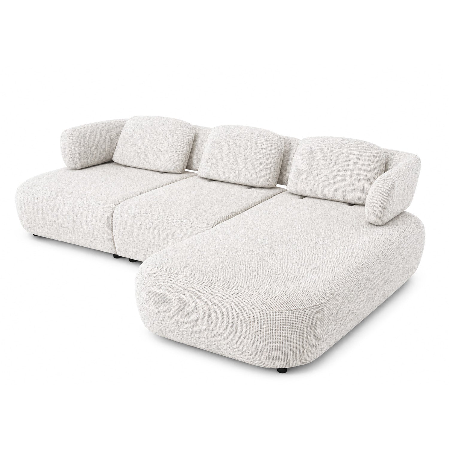 Prado - Sofa Sectionnel - Tissu Beige