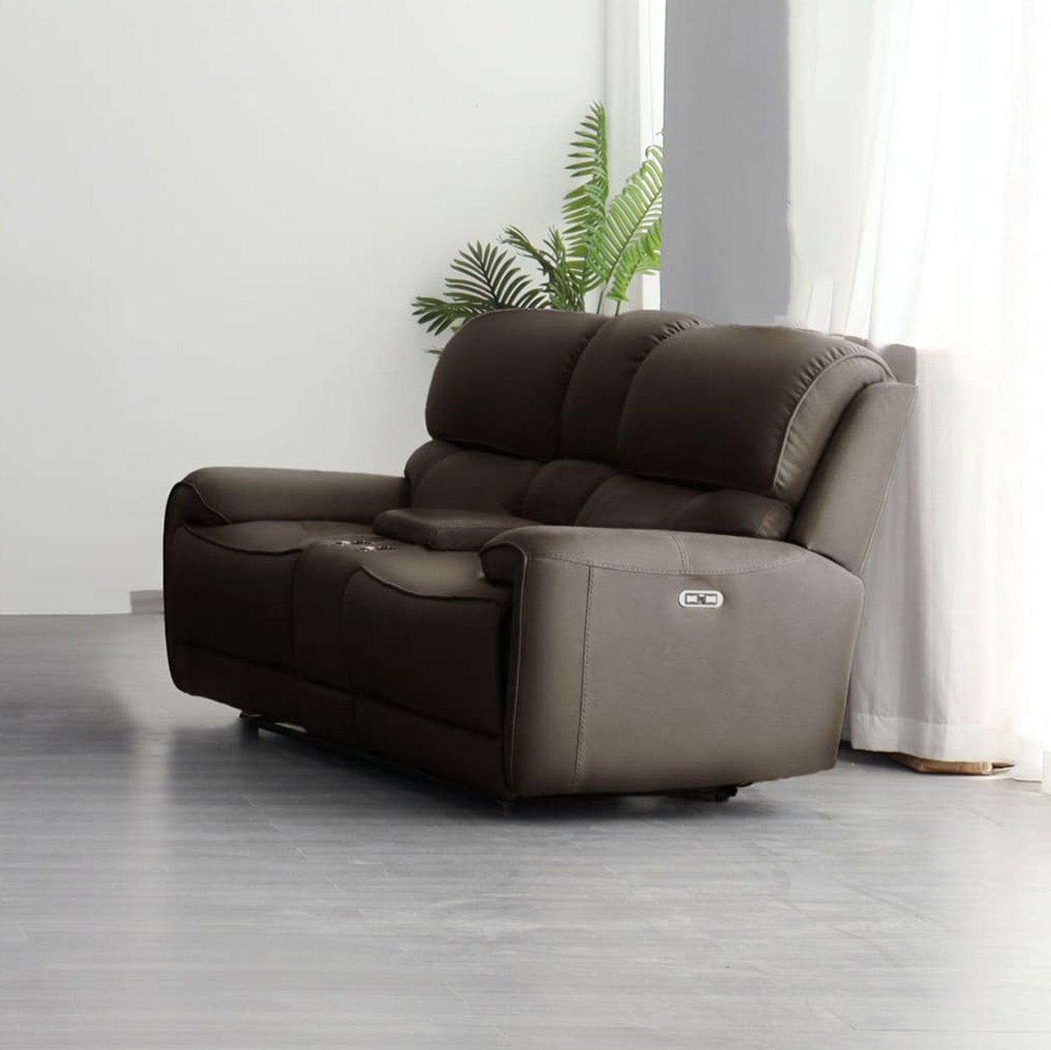 Ravella - Causeuse Inclinable Électrique - Mocha