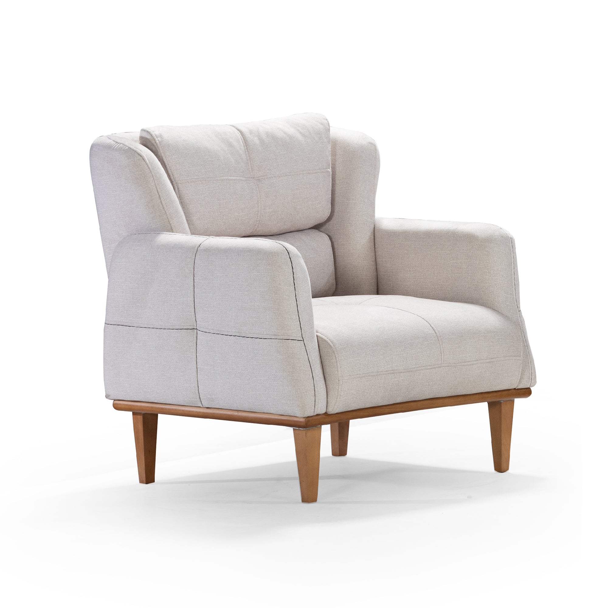 Relax - Armchair - Beige Fabric