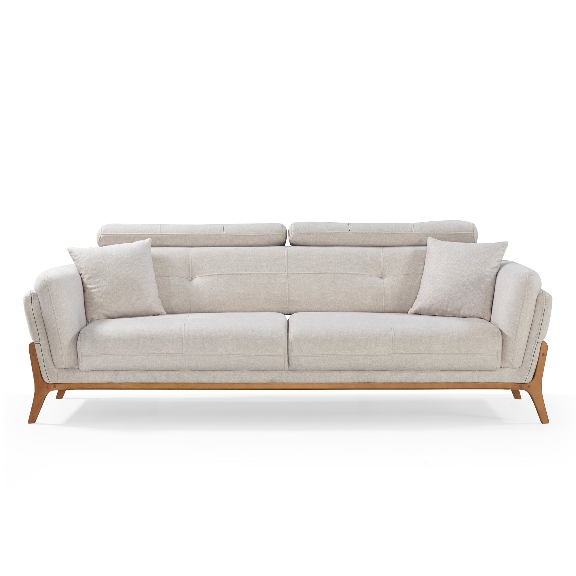 Relax - 3-Seater Sofa - Beige Fabric