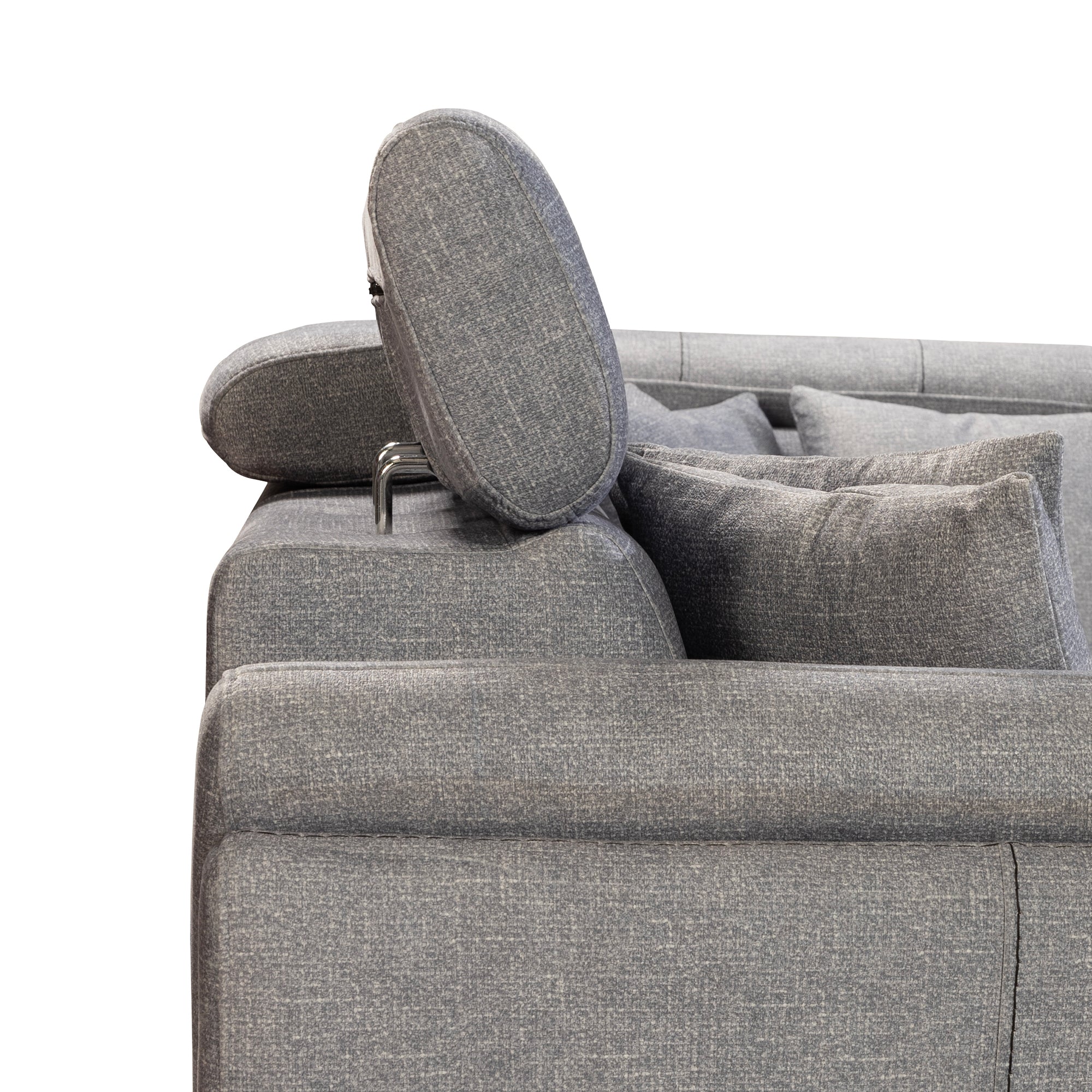 Relax - 3-Seater Sofa - Grey Fabric