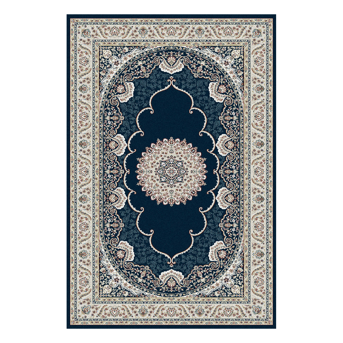 Rohana - Tapis - Bleu marine