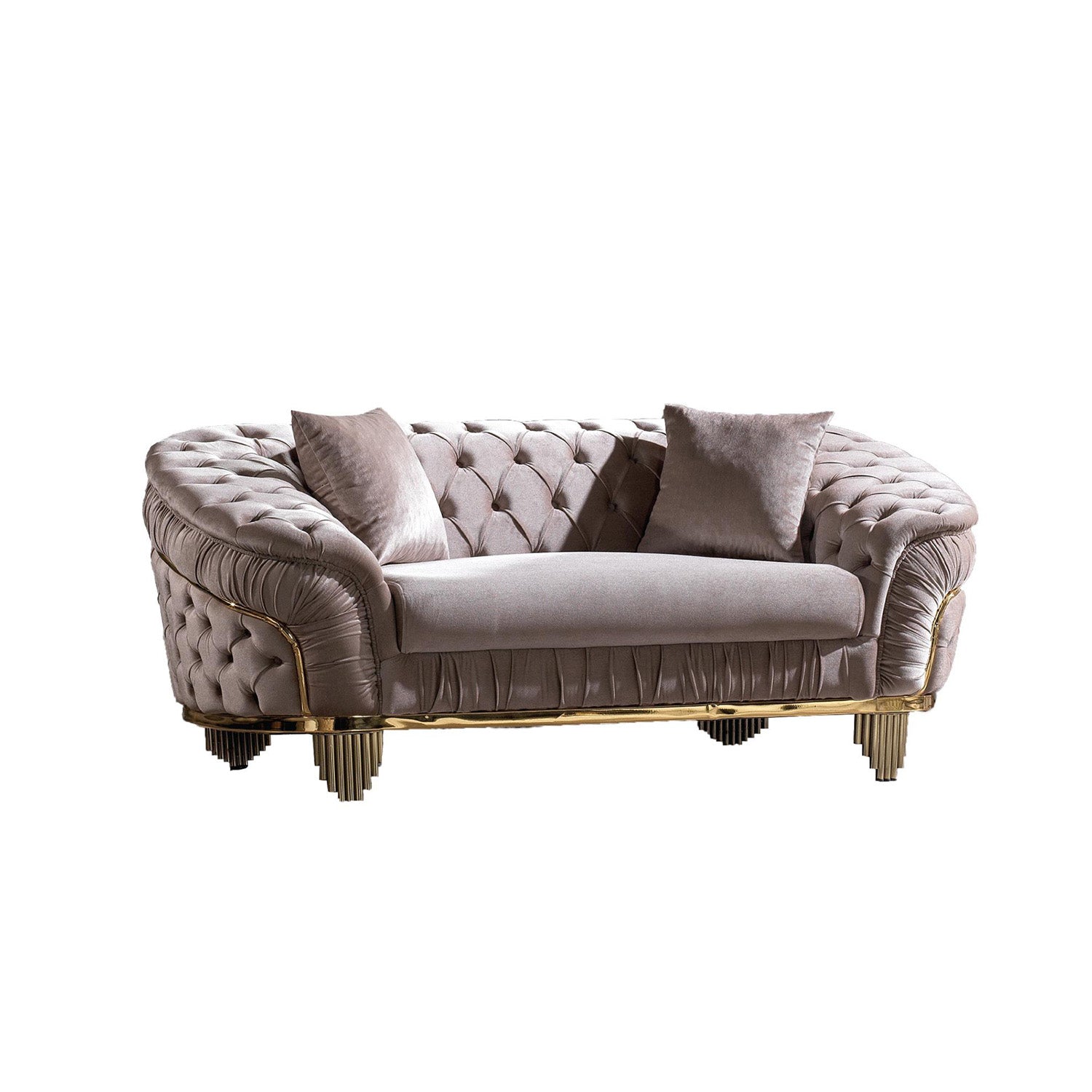Rivana - Loveseat - Beige