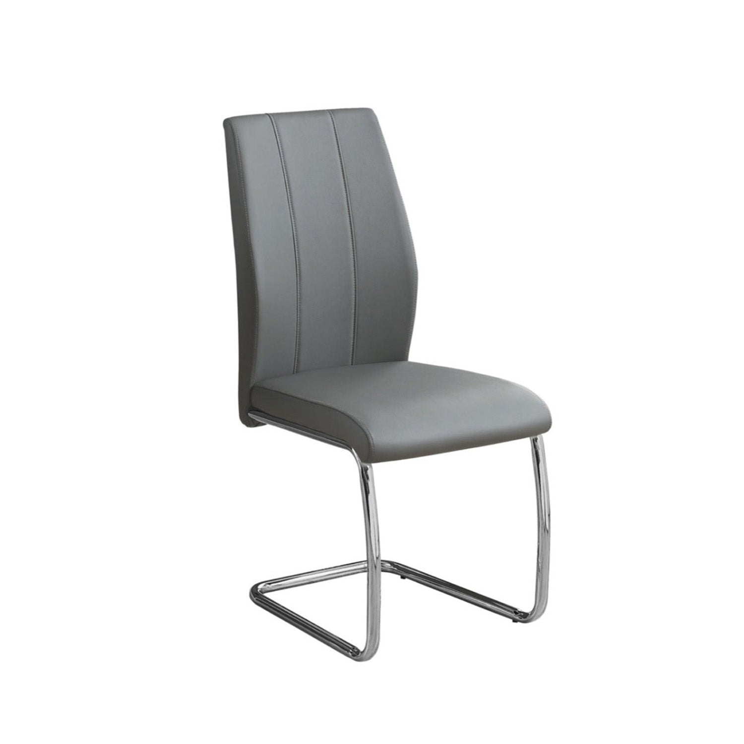 Alina - Chaise de Salle à Manger - Simili-Cuir Gris
