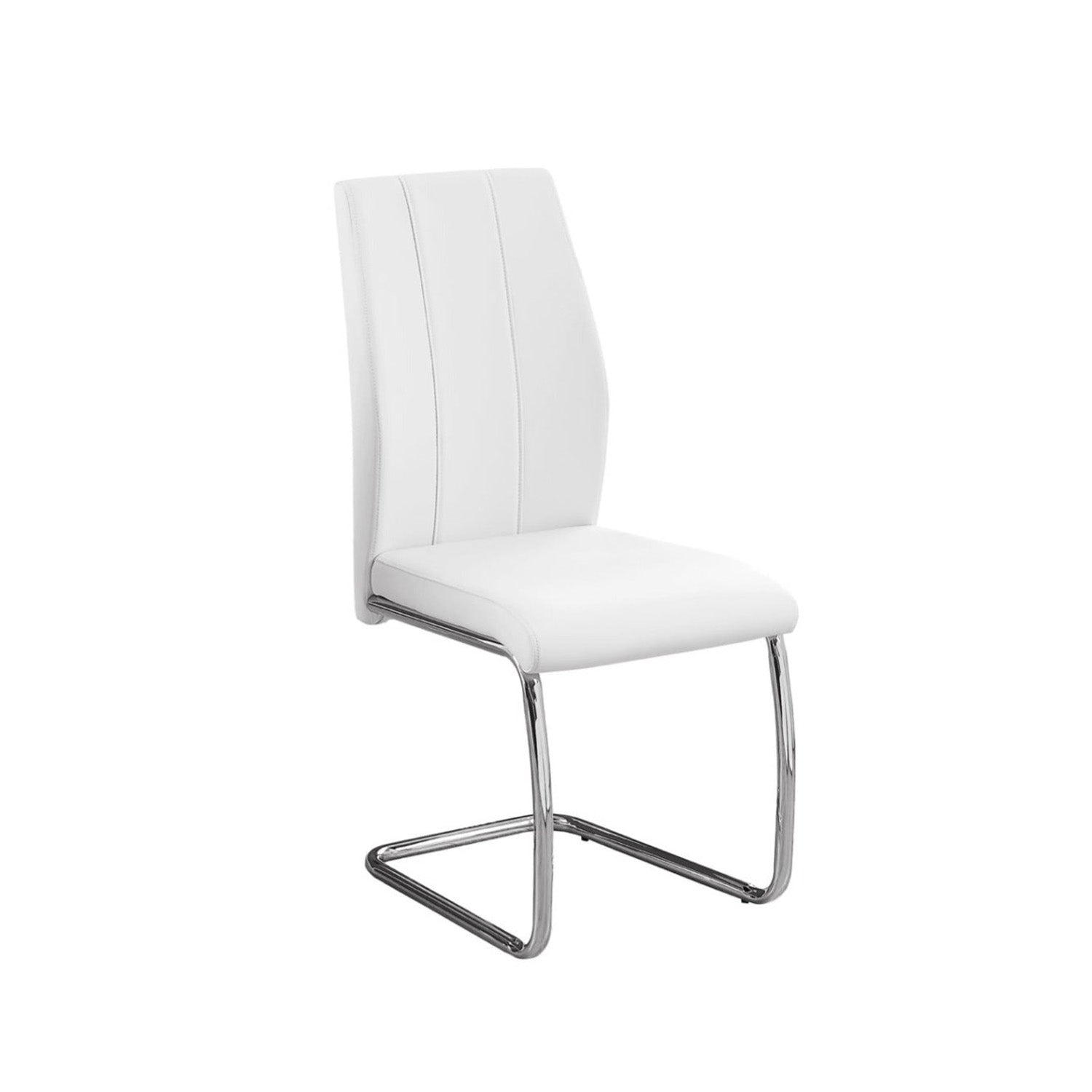 Alina - Chaise de Salle à Manger - Simili-Cuir Blanc