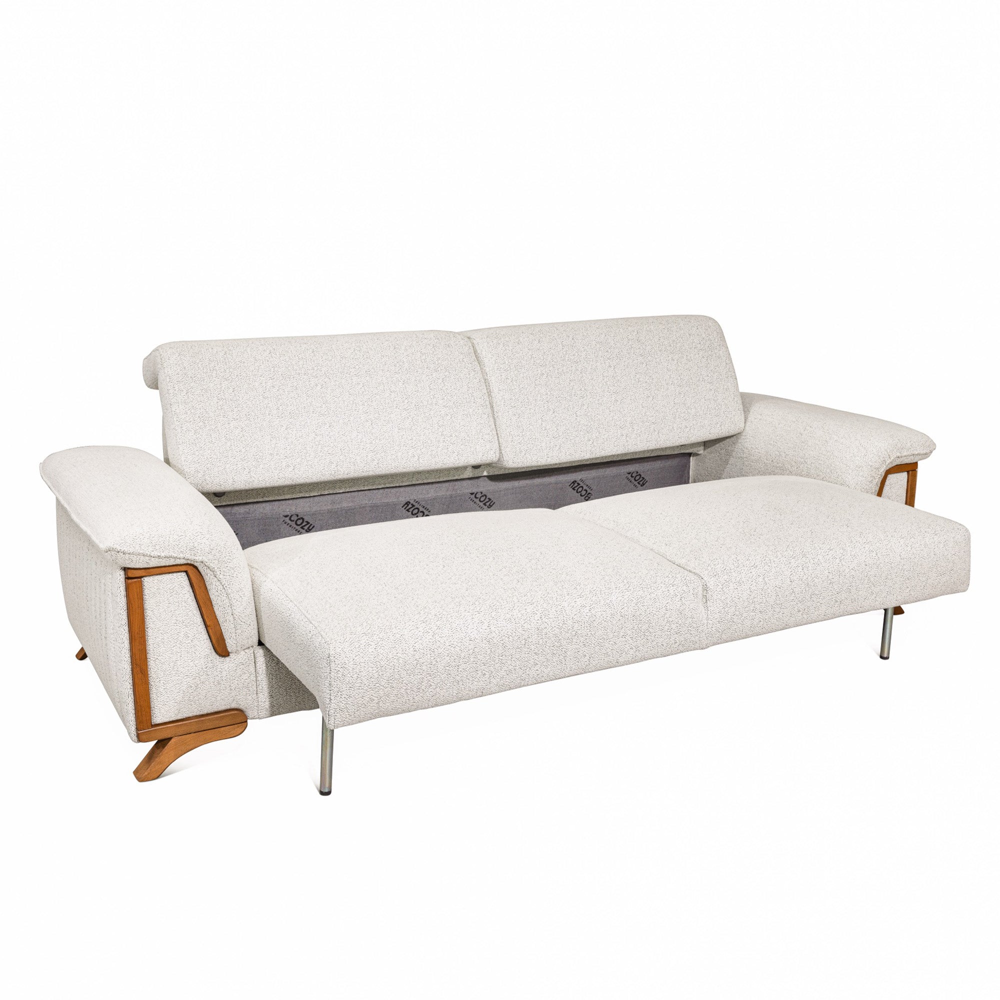 Damla - 3-seater sofa bed - Beige