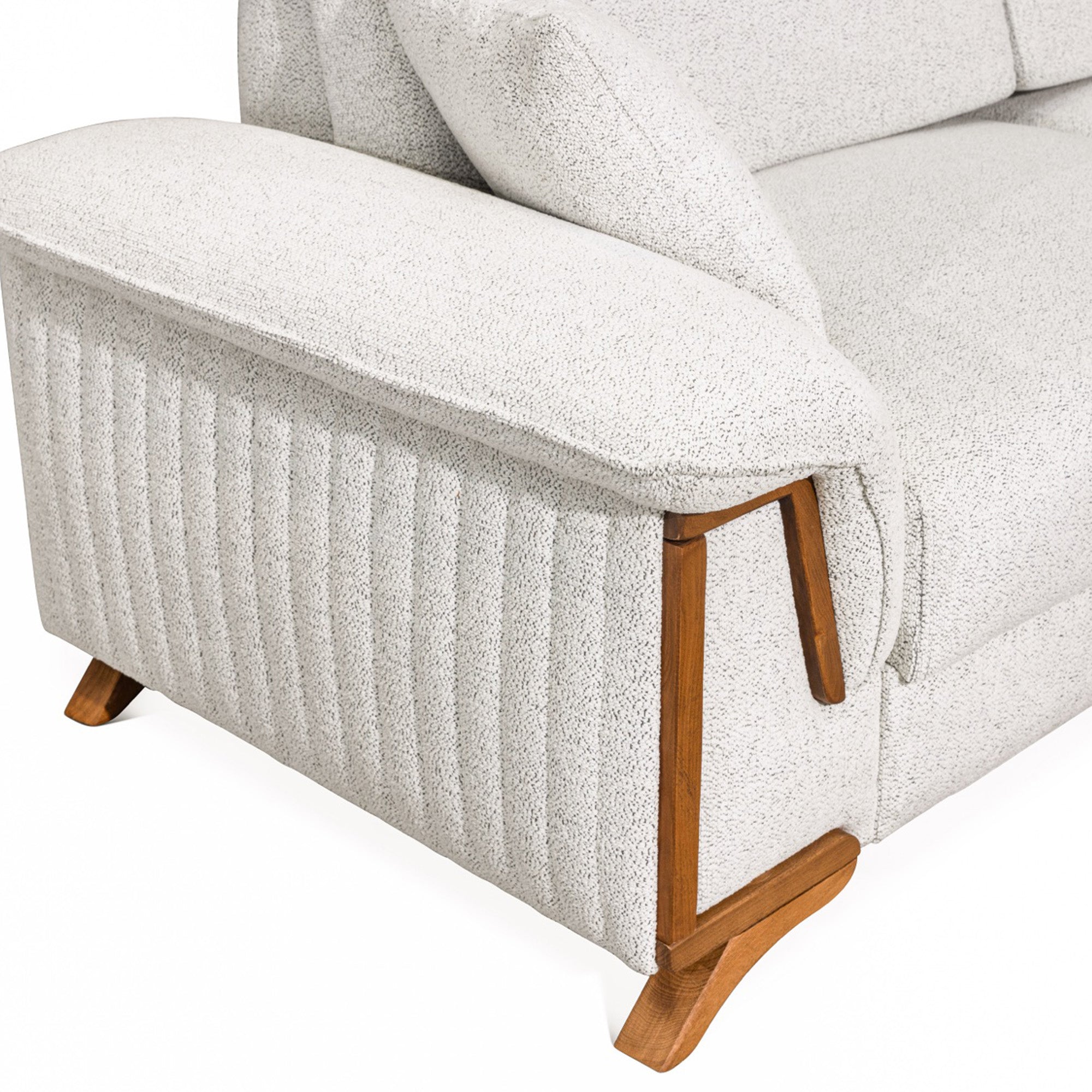 Damla - 3-seater sofa bed - Beige