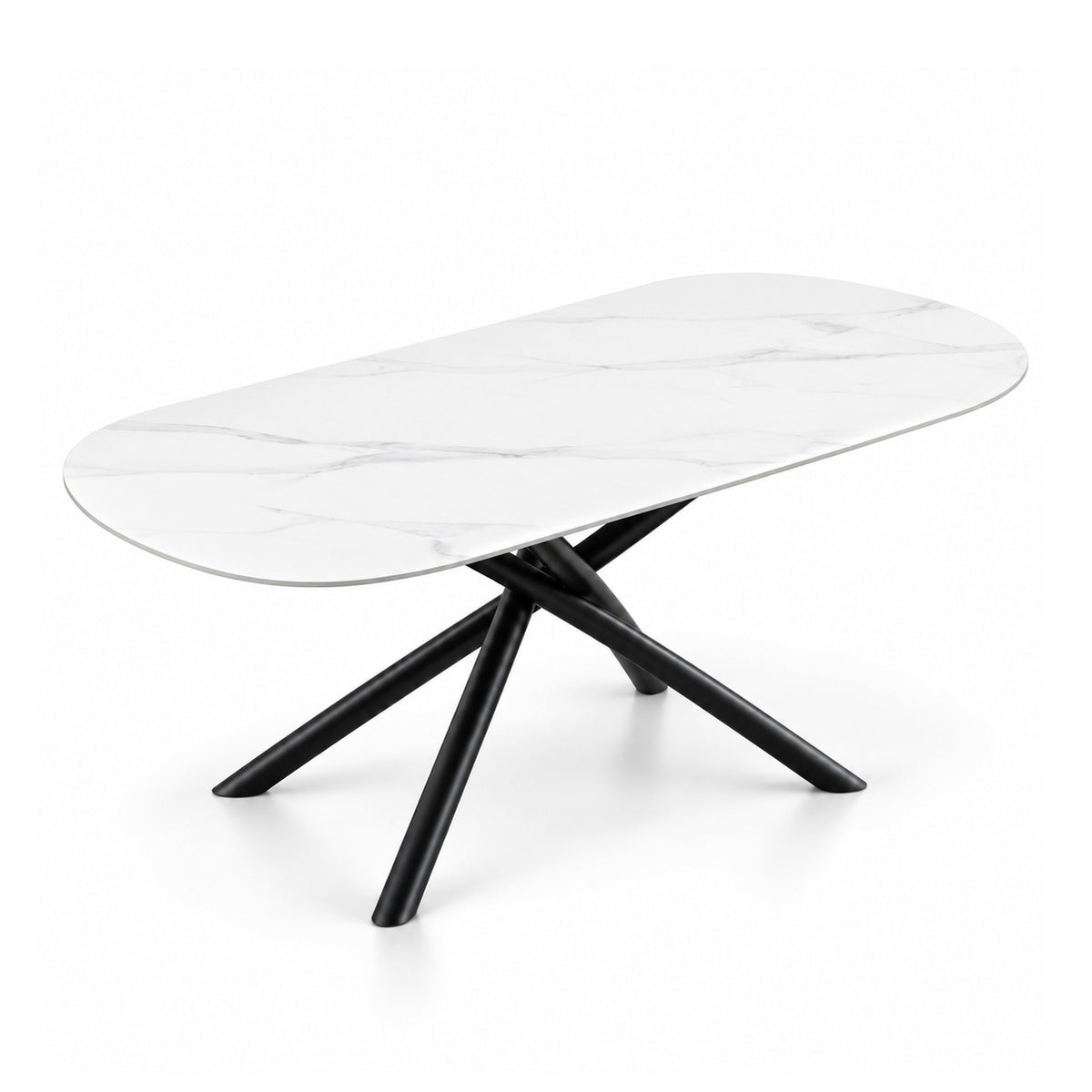 Lucille - Dining Table - White Marble