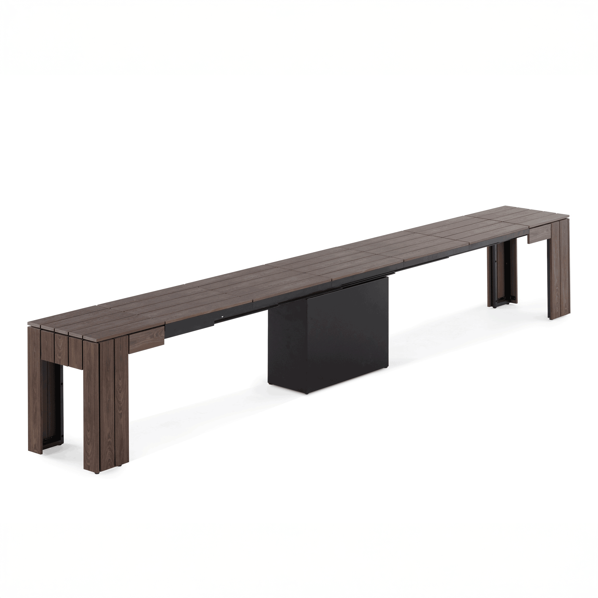 Transformer - Outdoor Bench - Dark Walnut