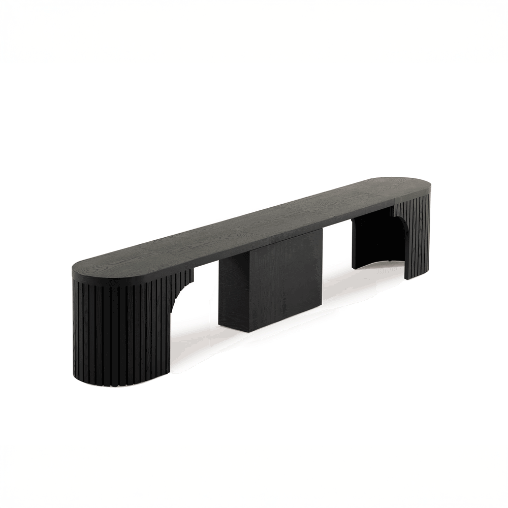 Transformer - Banc Rond - Hickory fumé