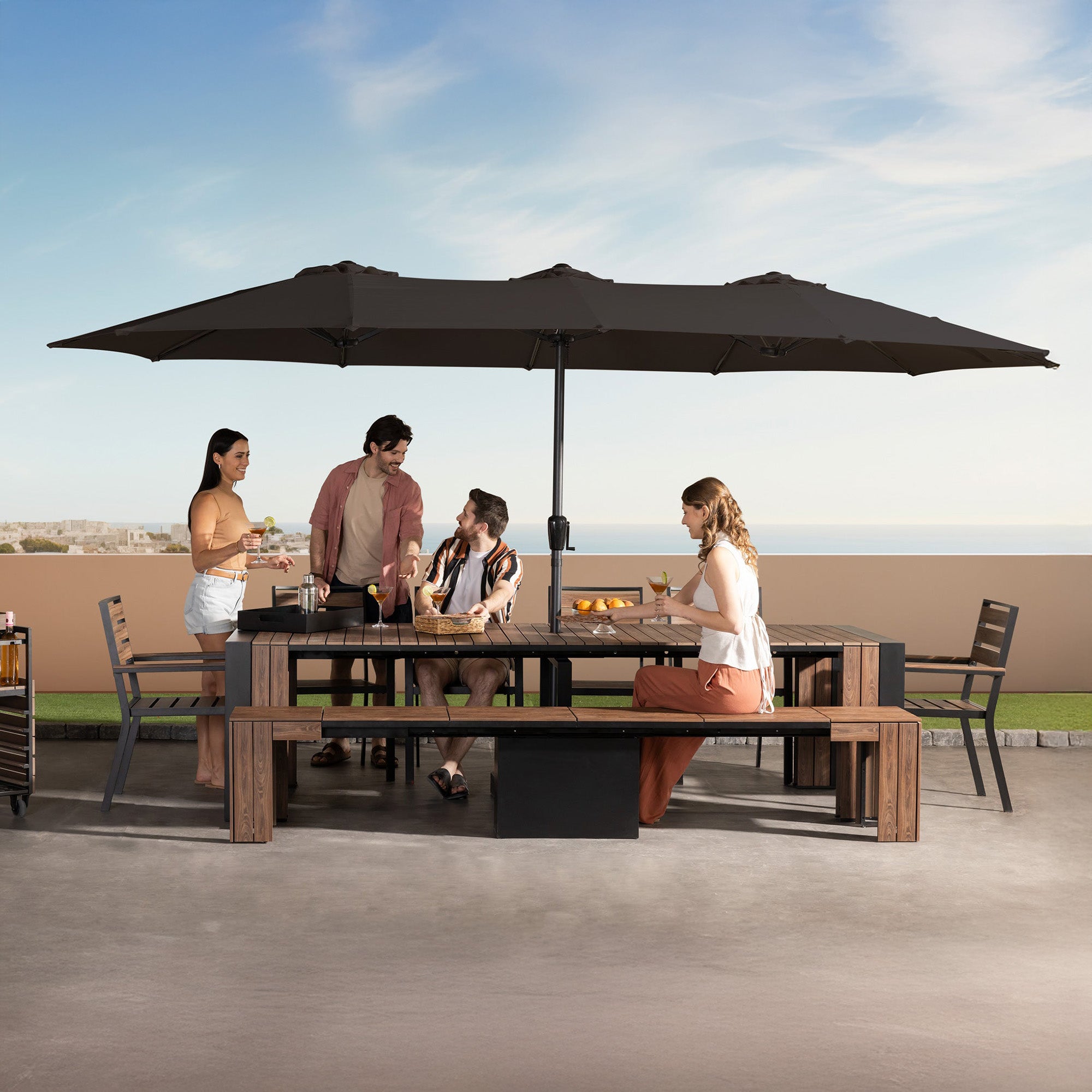 Transformer - Patio Umbrella - Black