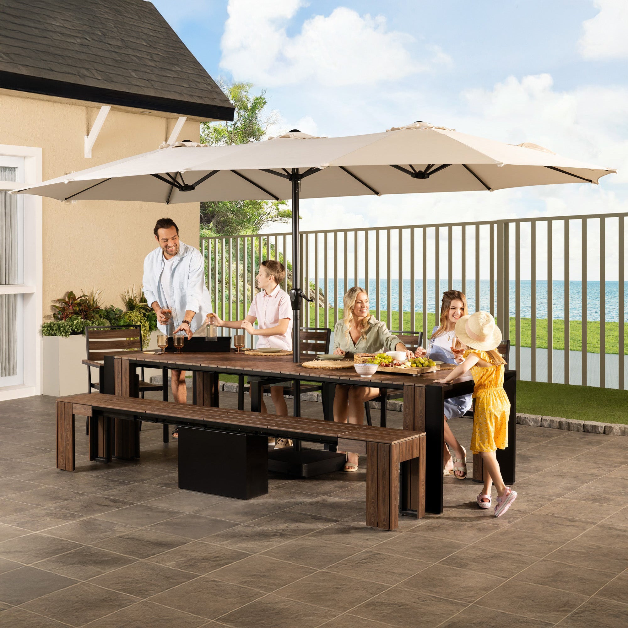 Transformer - Patio Umbrella - Natural