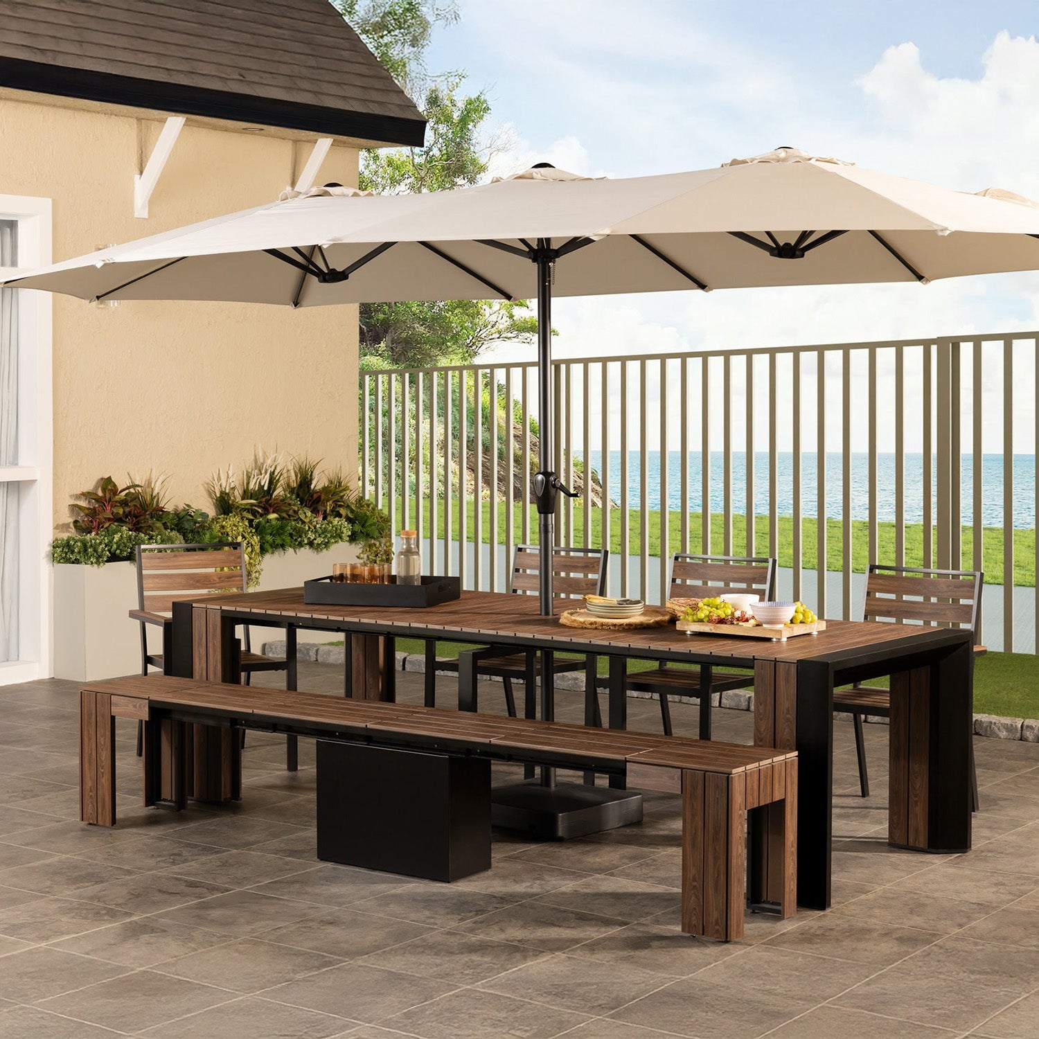 Transformer - Outdoor Chair - Dark Walnut