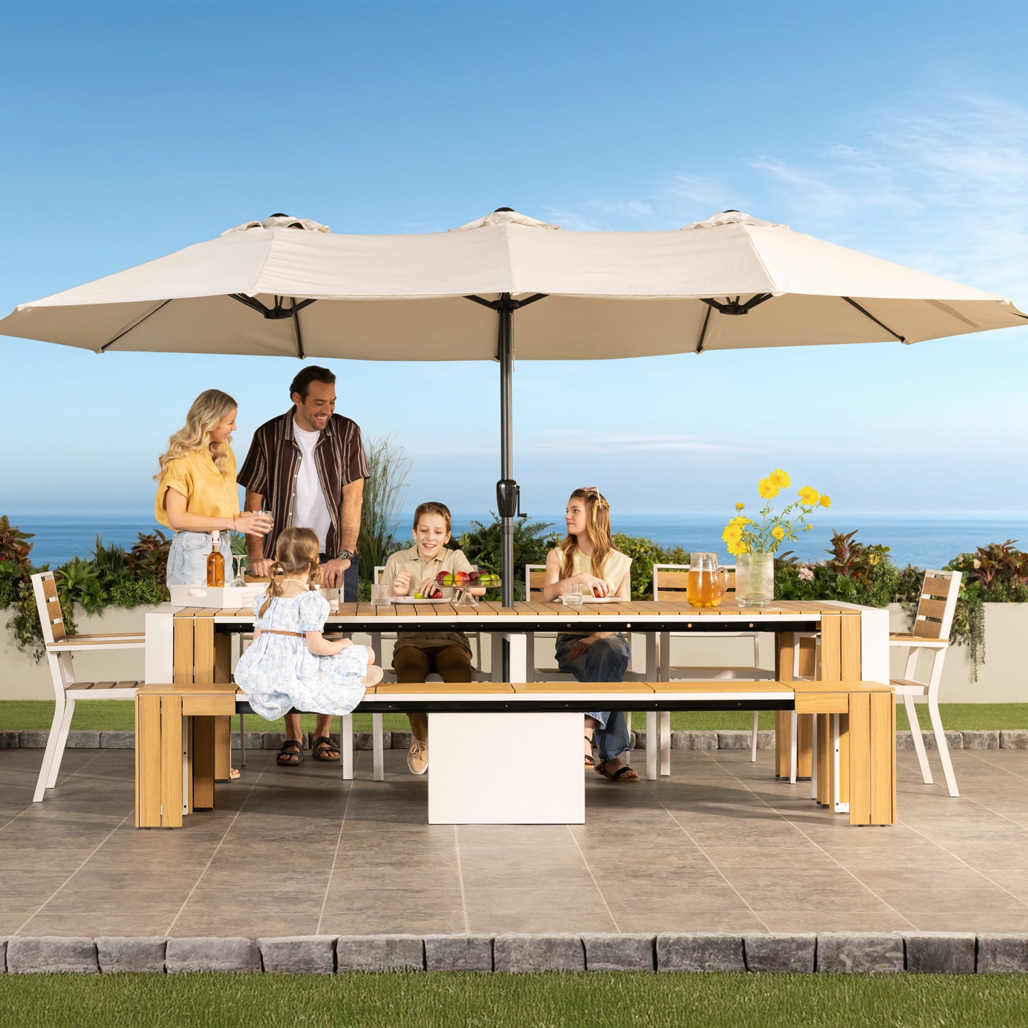 Transformer - Patio Umbrella - Natural