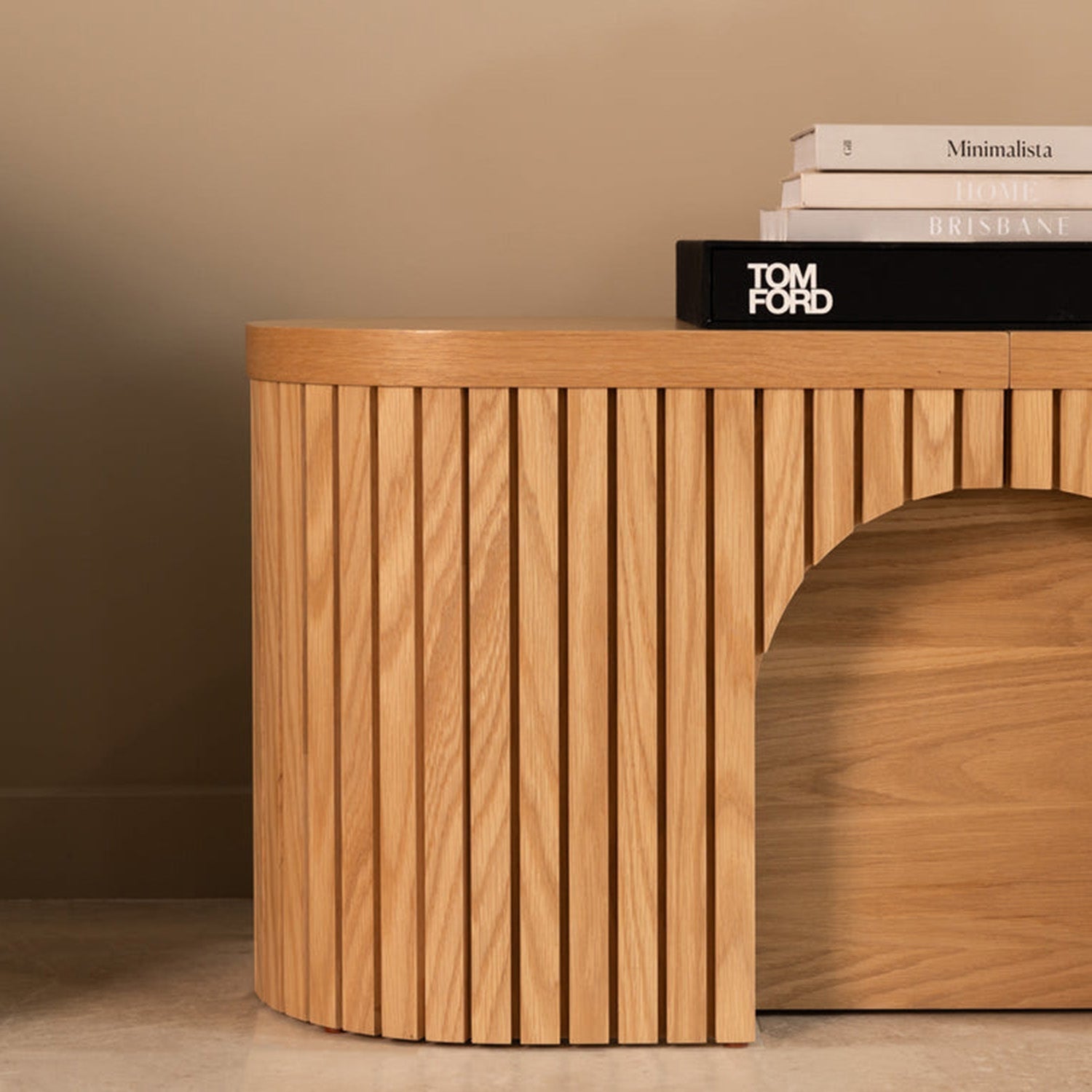 Transformer - Banc Rond - Chêne Scandinave