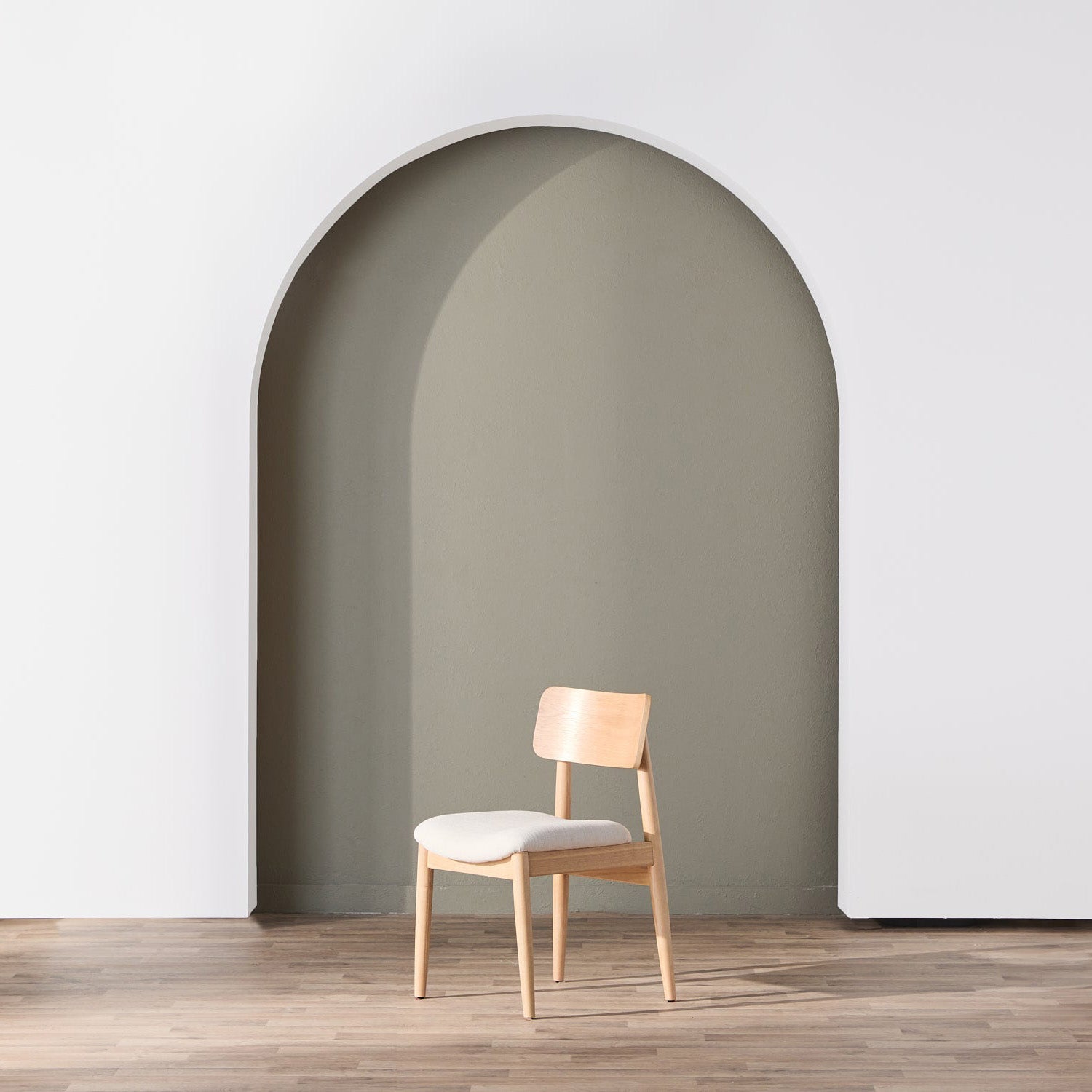 Transformer - Chaise de salle à manger Ronde - Chêne Scandinave