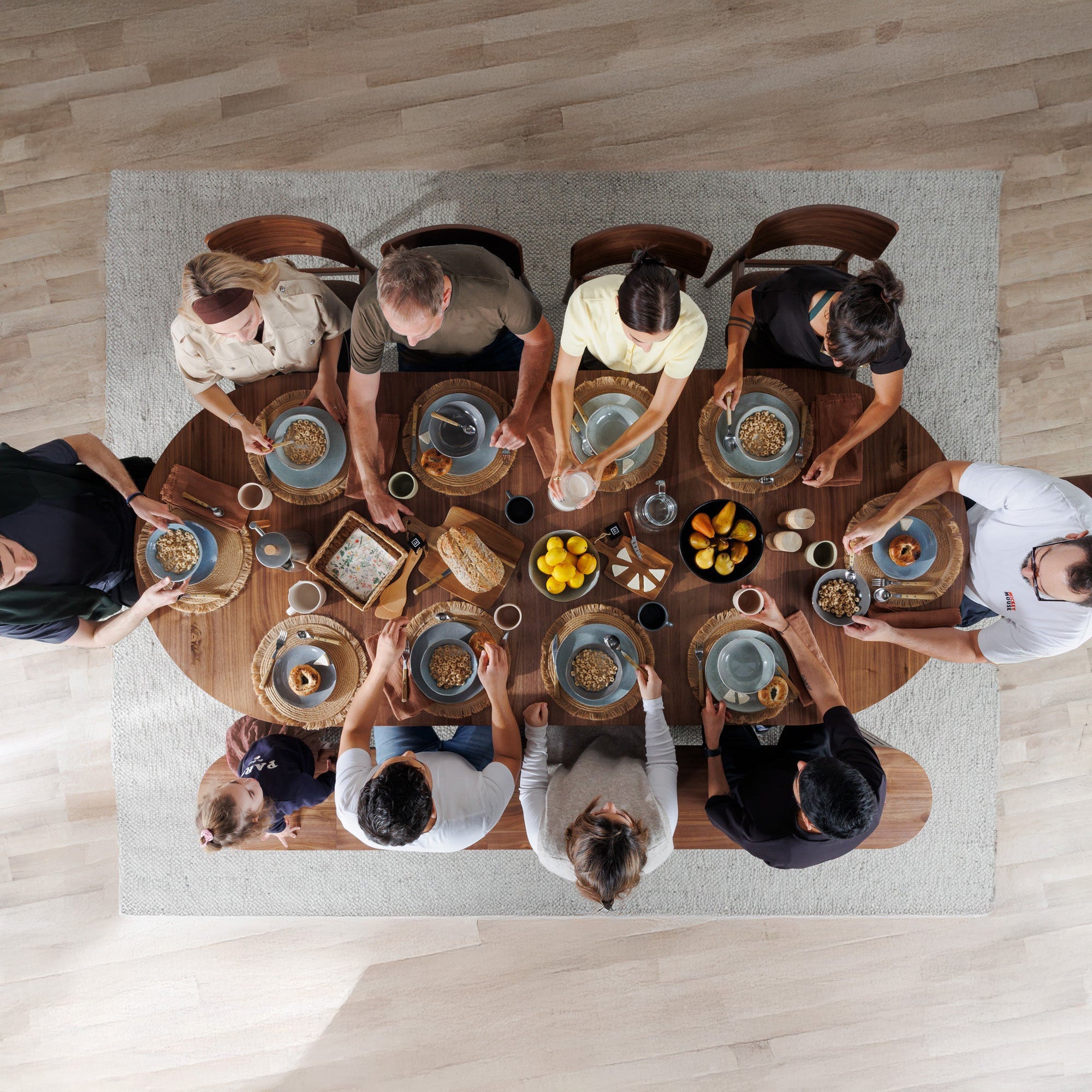 Transformer - Table à manger Ronde - Noyer Royale