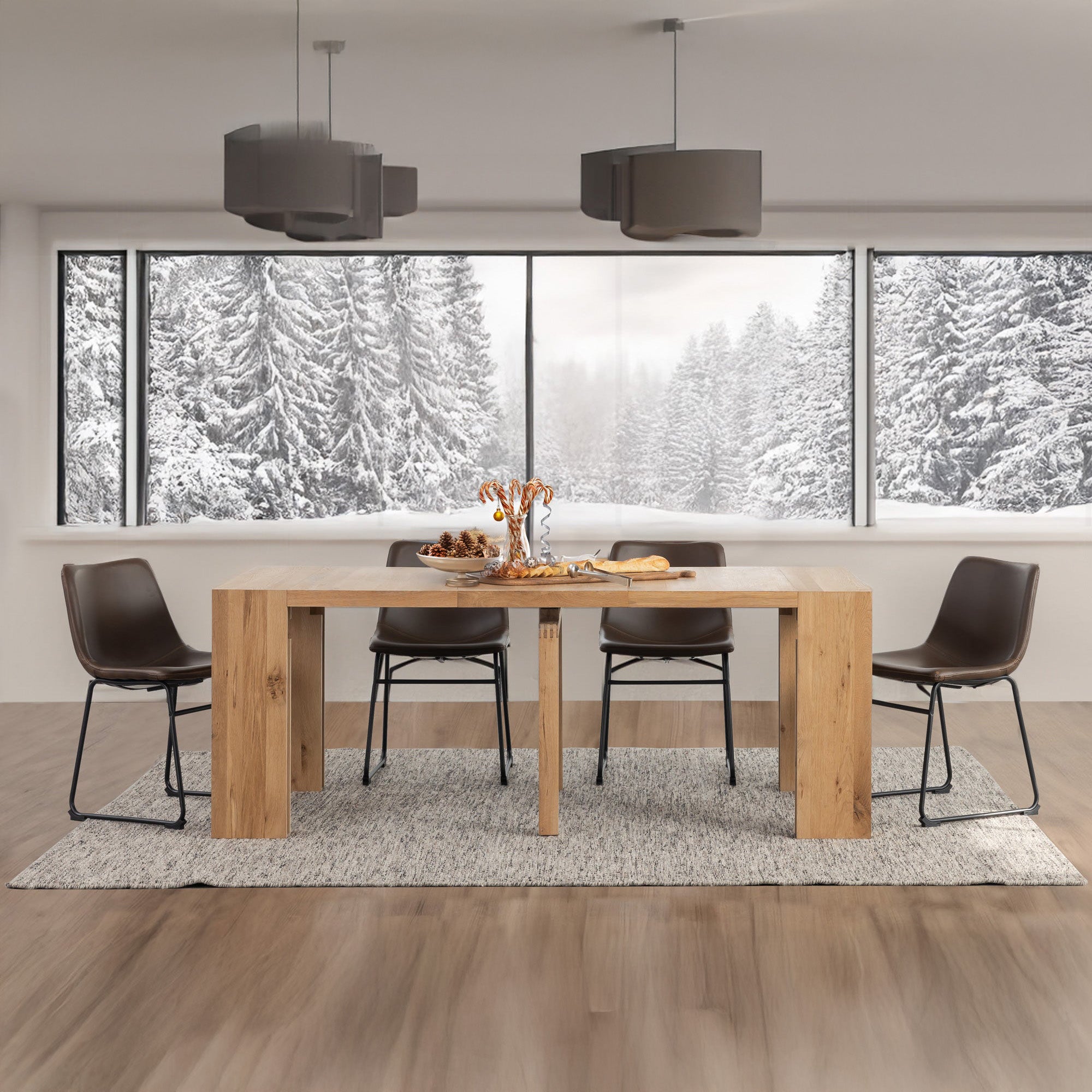 Transformer - Dining table - Scandinavian oak