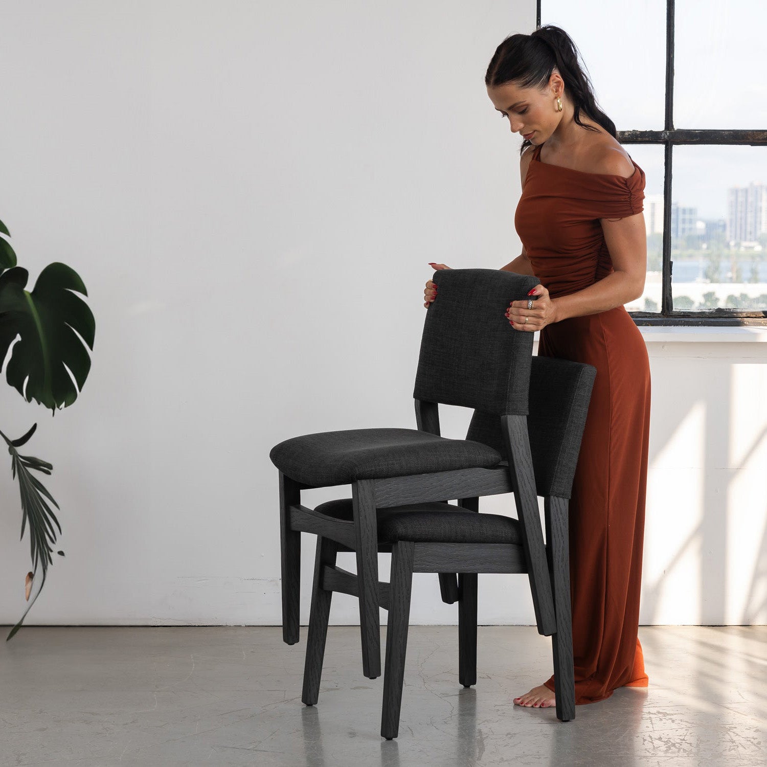 Transformer - Dining Chair - Smoked Hickory