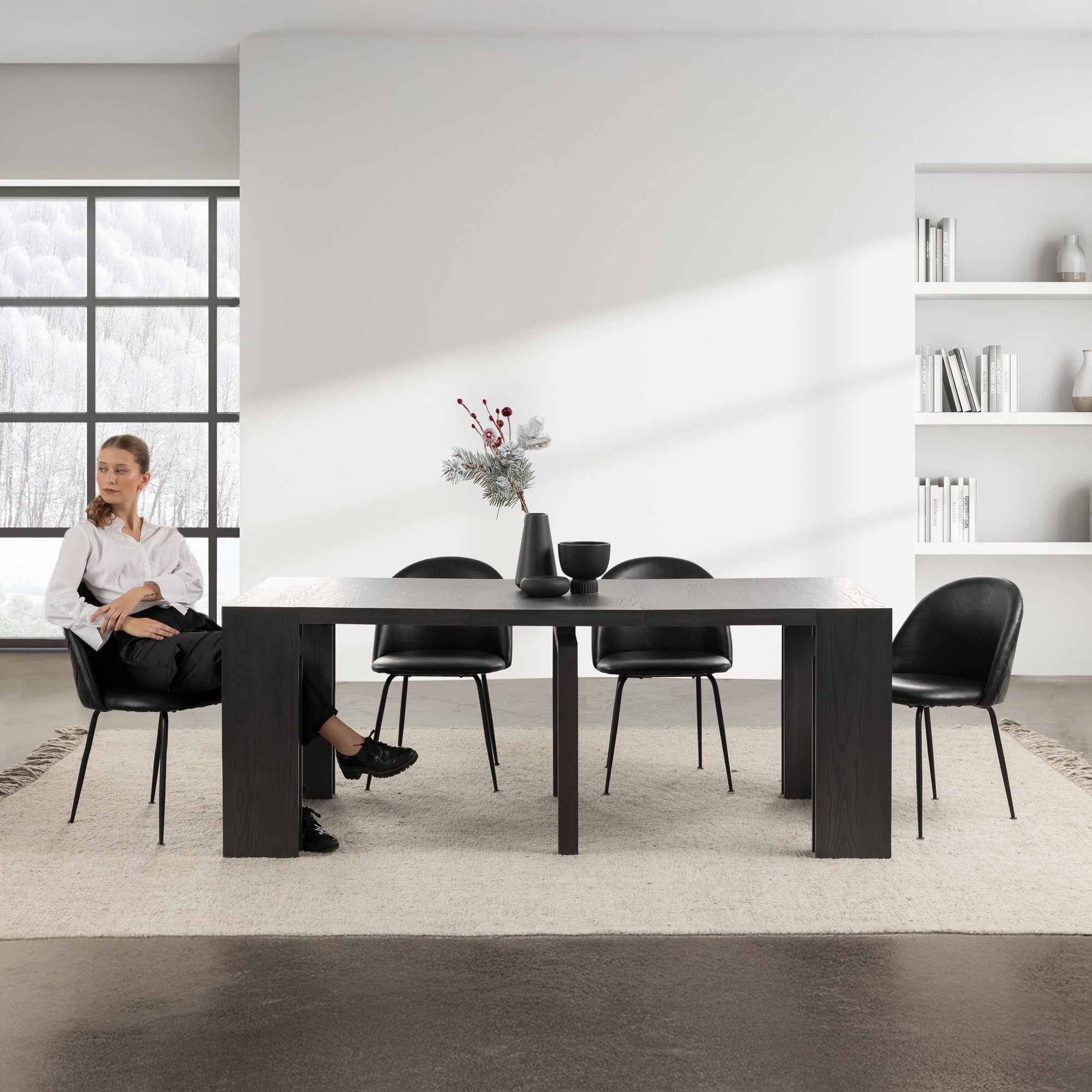 Transformer - Dining Table - Smoked Hickory