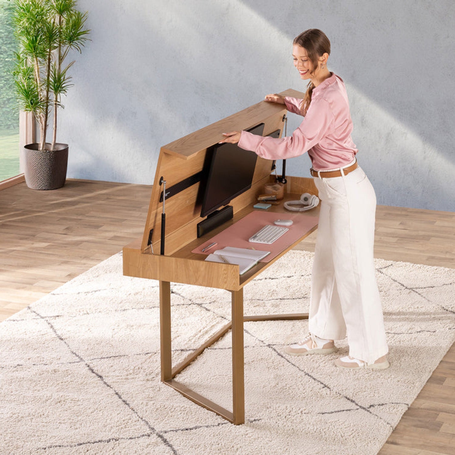 Transformer - Table to Desk - Scandinavian oak