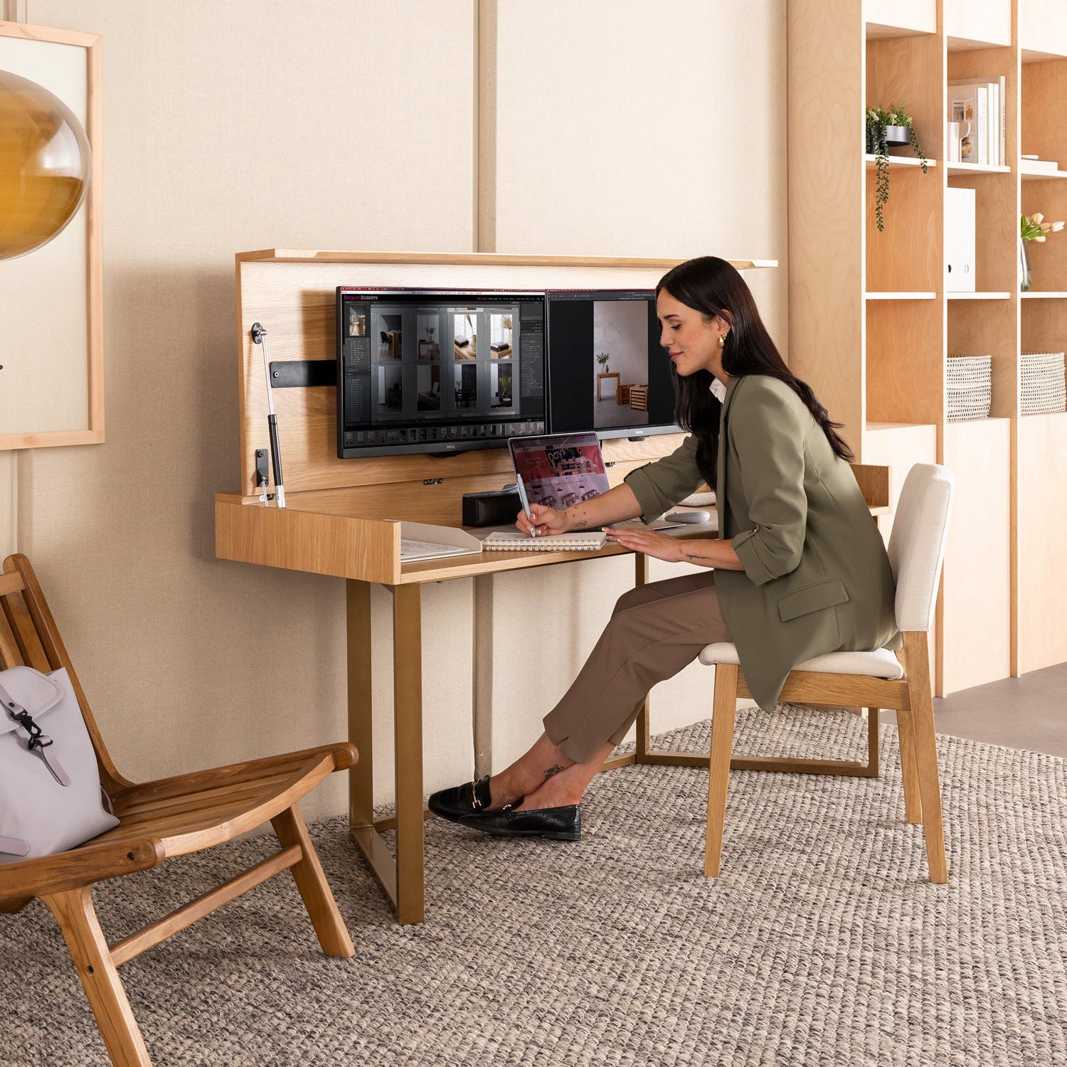Transformer - Table to Desk - Scandinavian oak