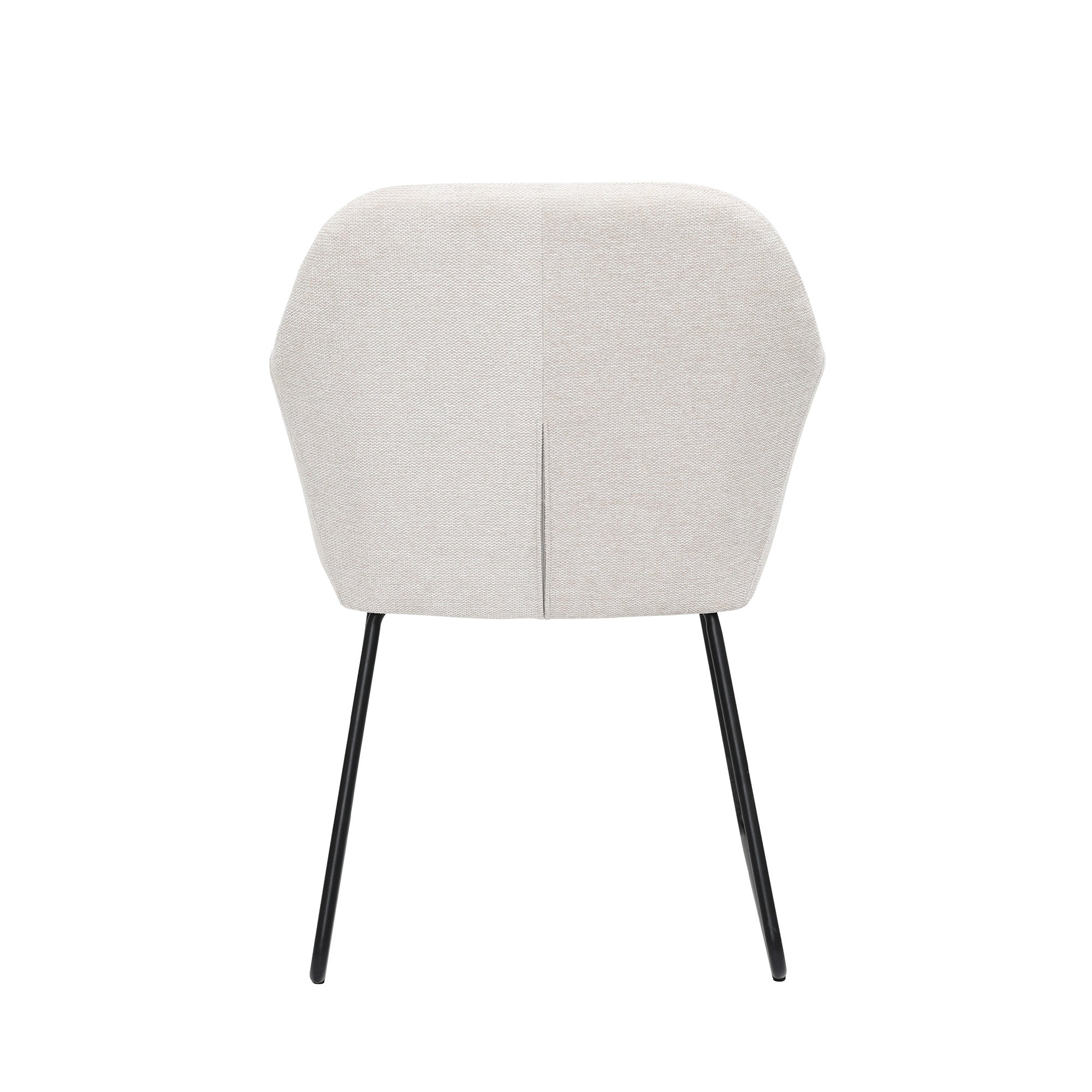 Amara - Dining Chair - Beige Linen Fabric