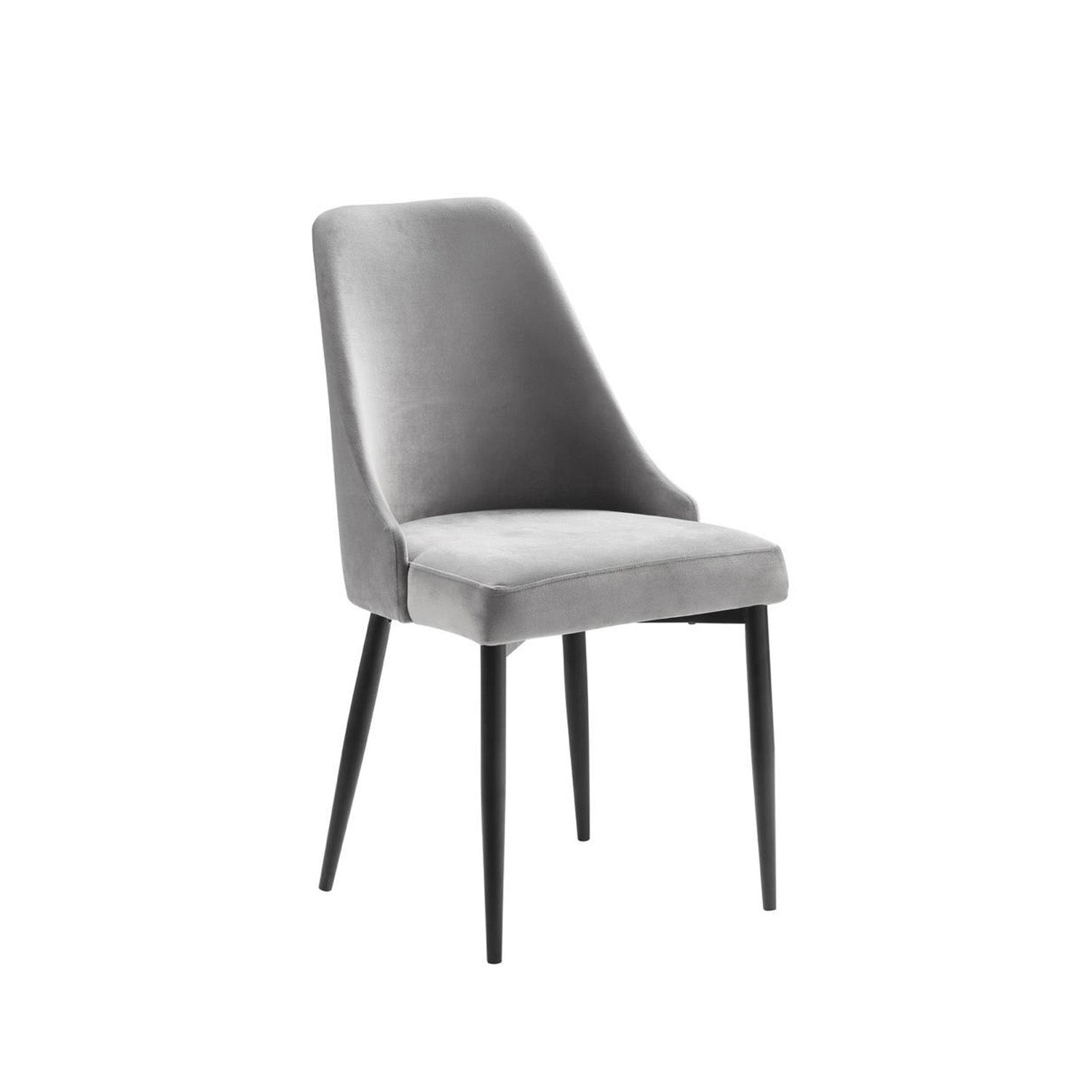 Keene - Dining Chair - Grey Velvet
