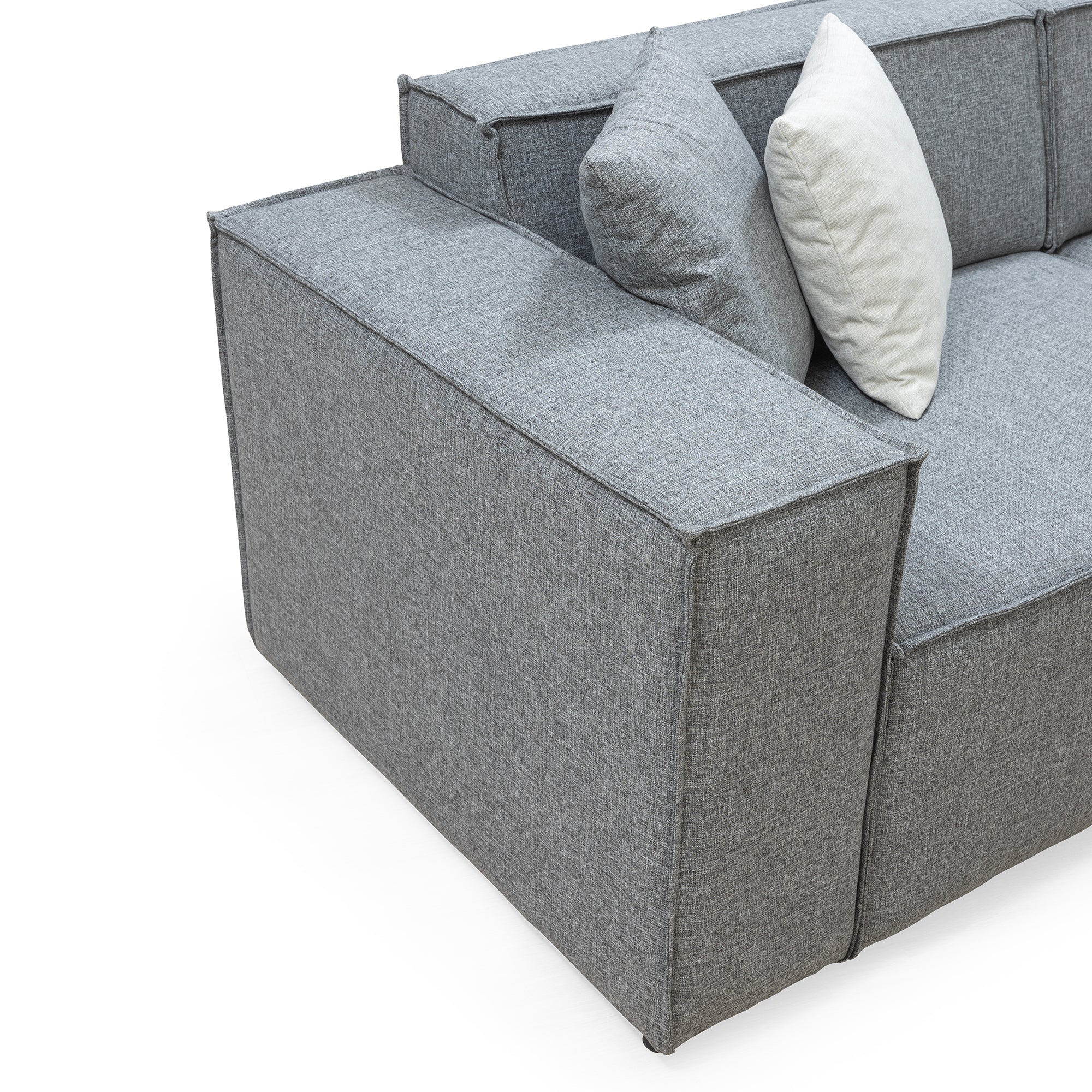 Solaris - Sofa - Dark Grey Fabric