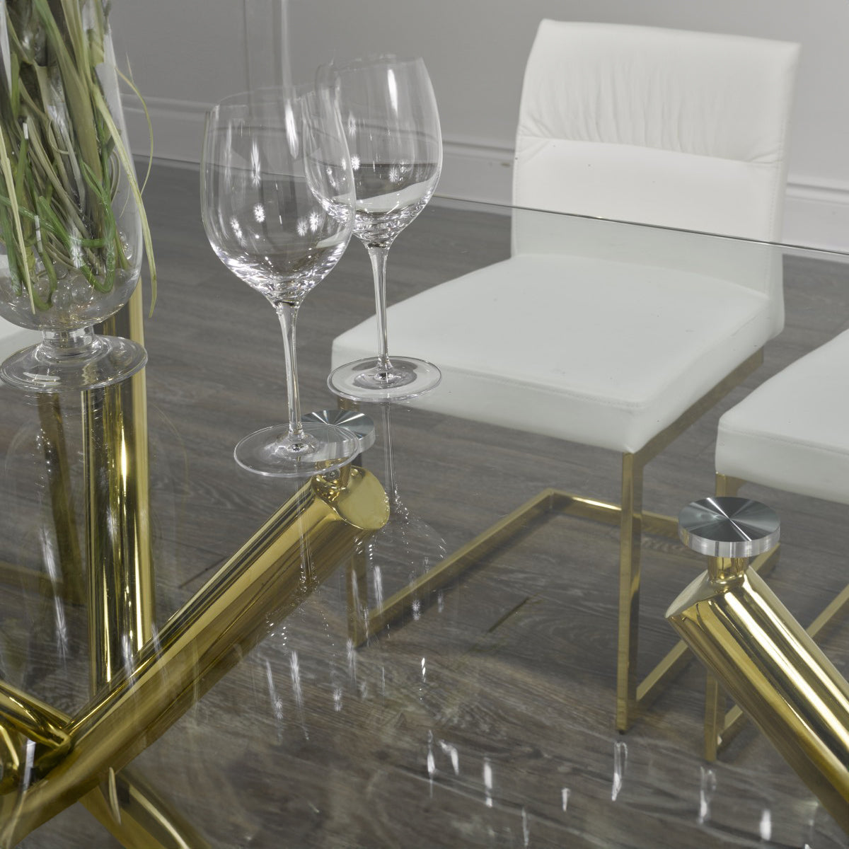 Ophelia - Dining Table - Tempered Glass