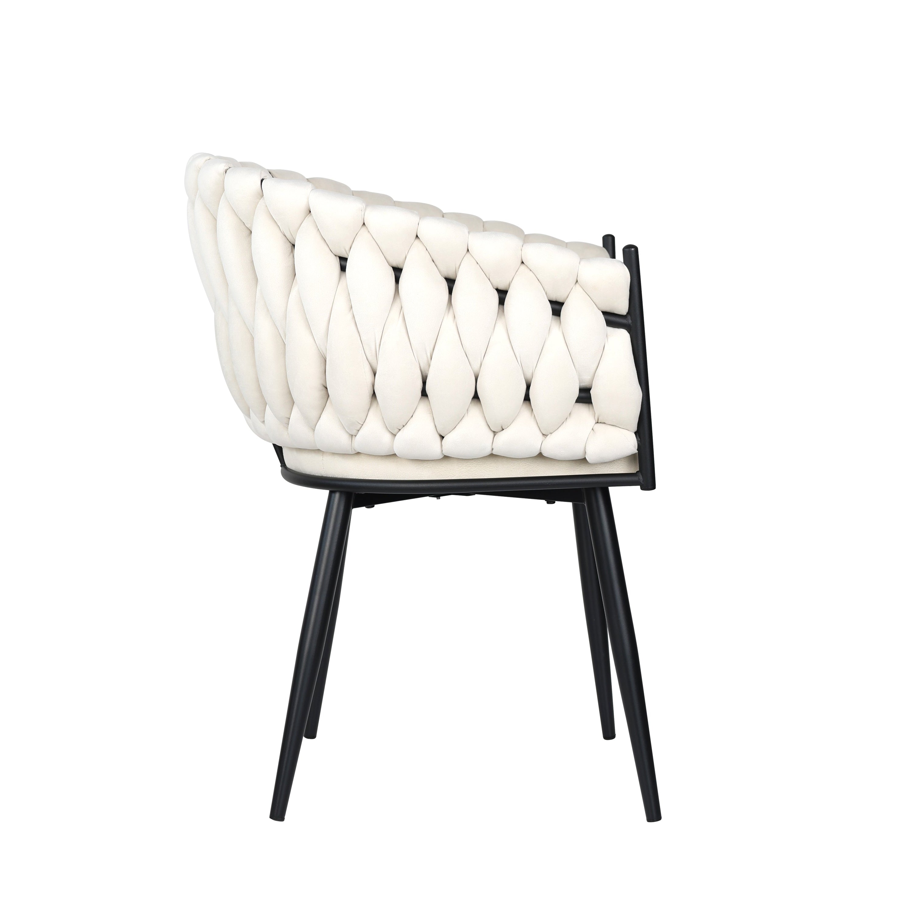 Skye - Dining Chair - Beige Velvet