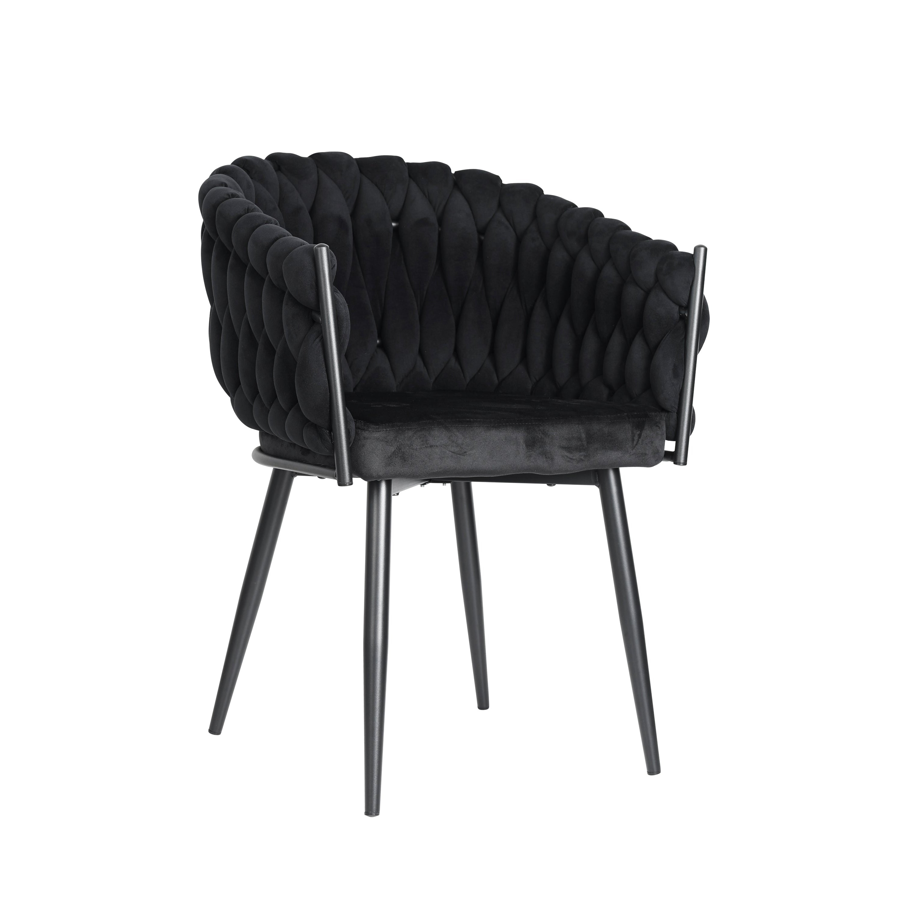 Skye - Dining Chair - Black Velvet